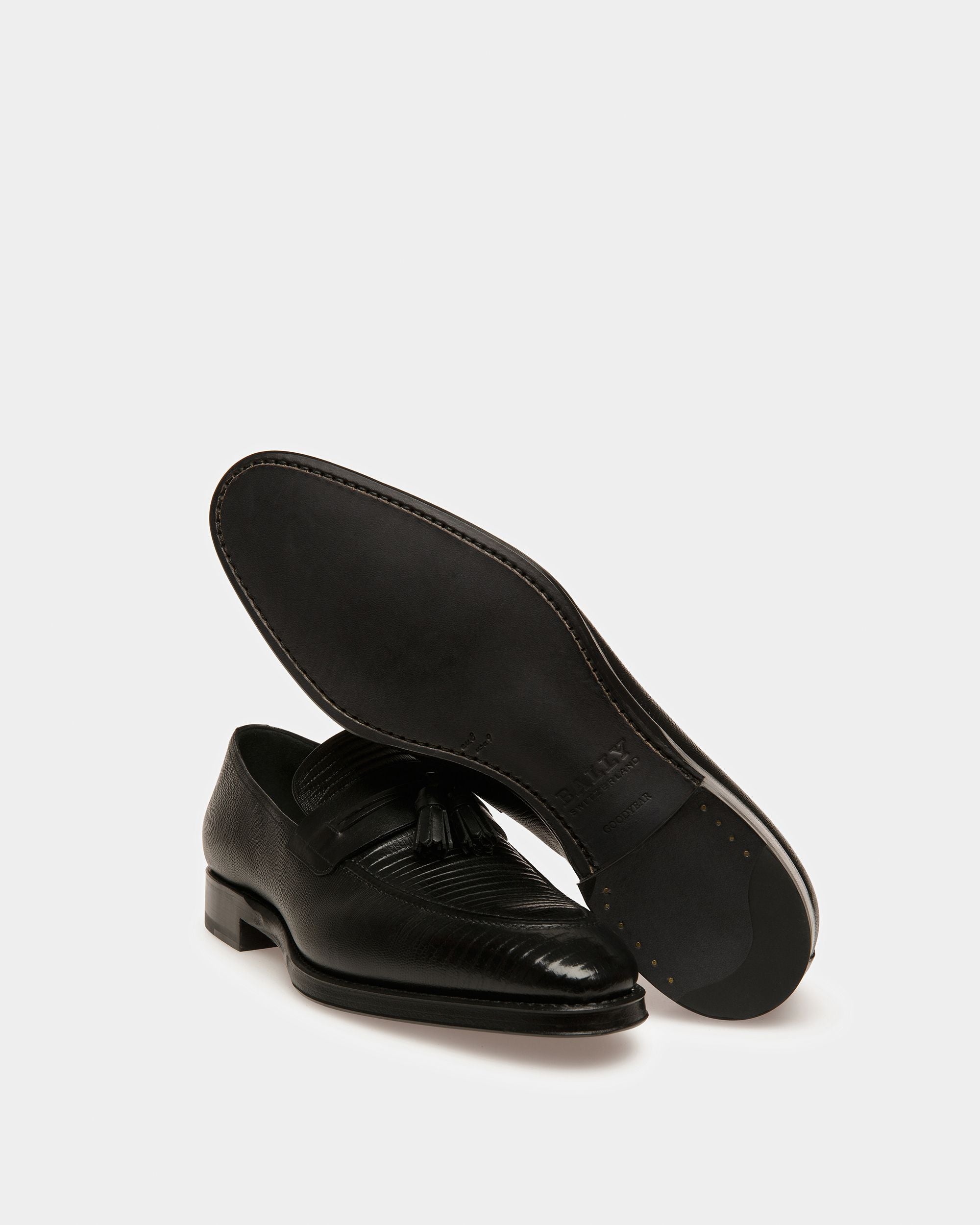 Scuvier Mocasines De Piel En Negro - Hombre - Bally - 05