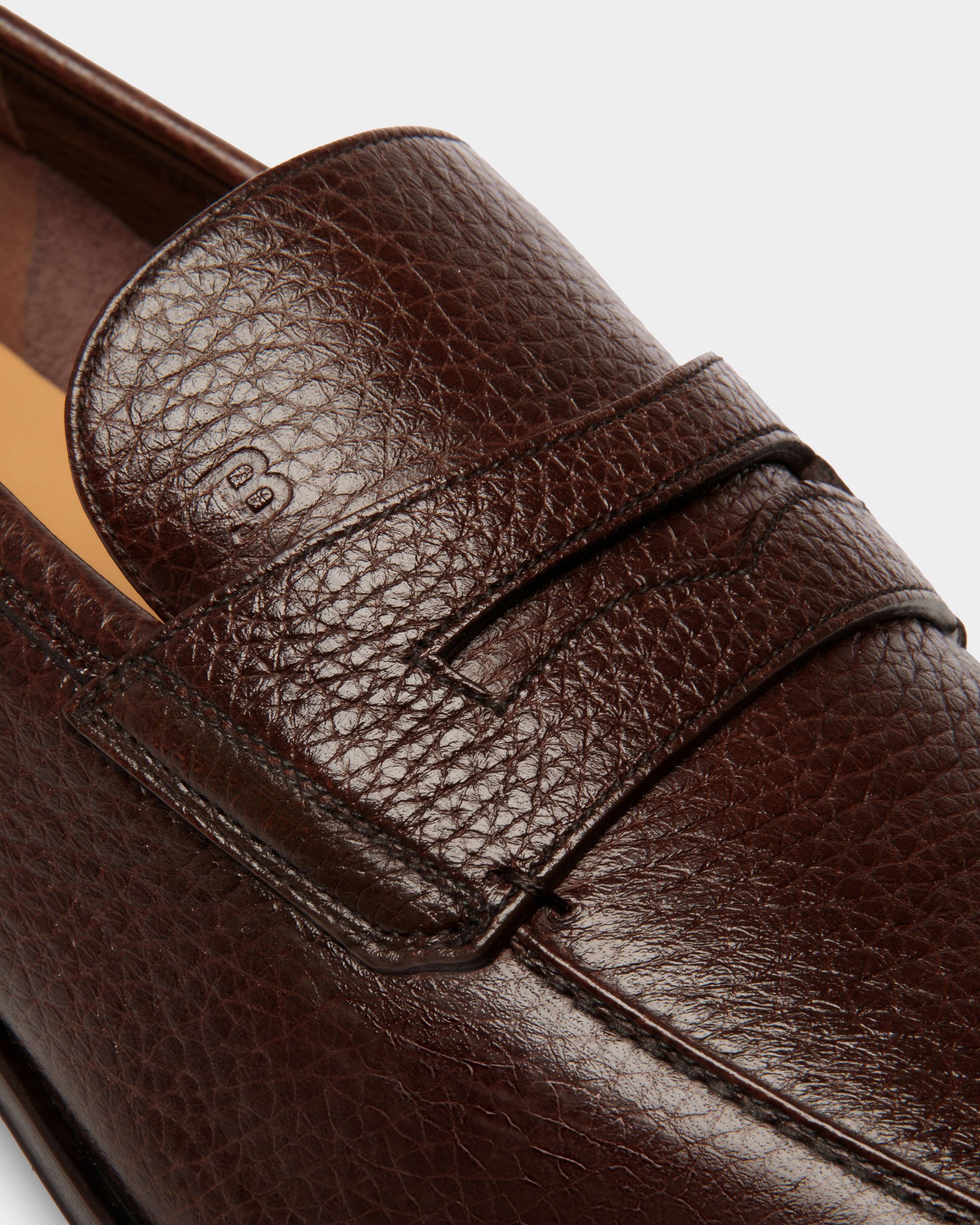 Mocasín Westminster De Piel De Ciervo Color Marrón - Hombre - Bally - 04