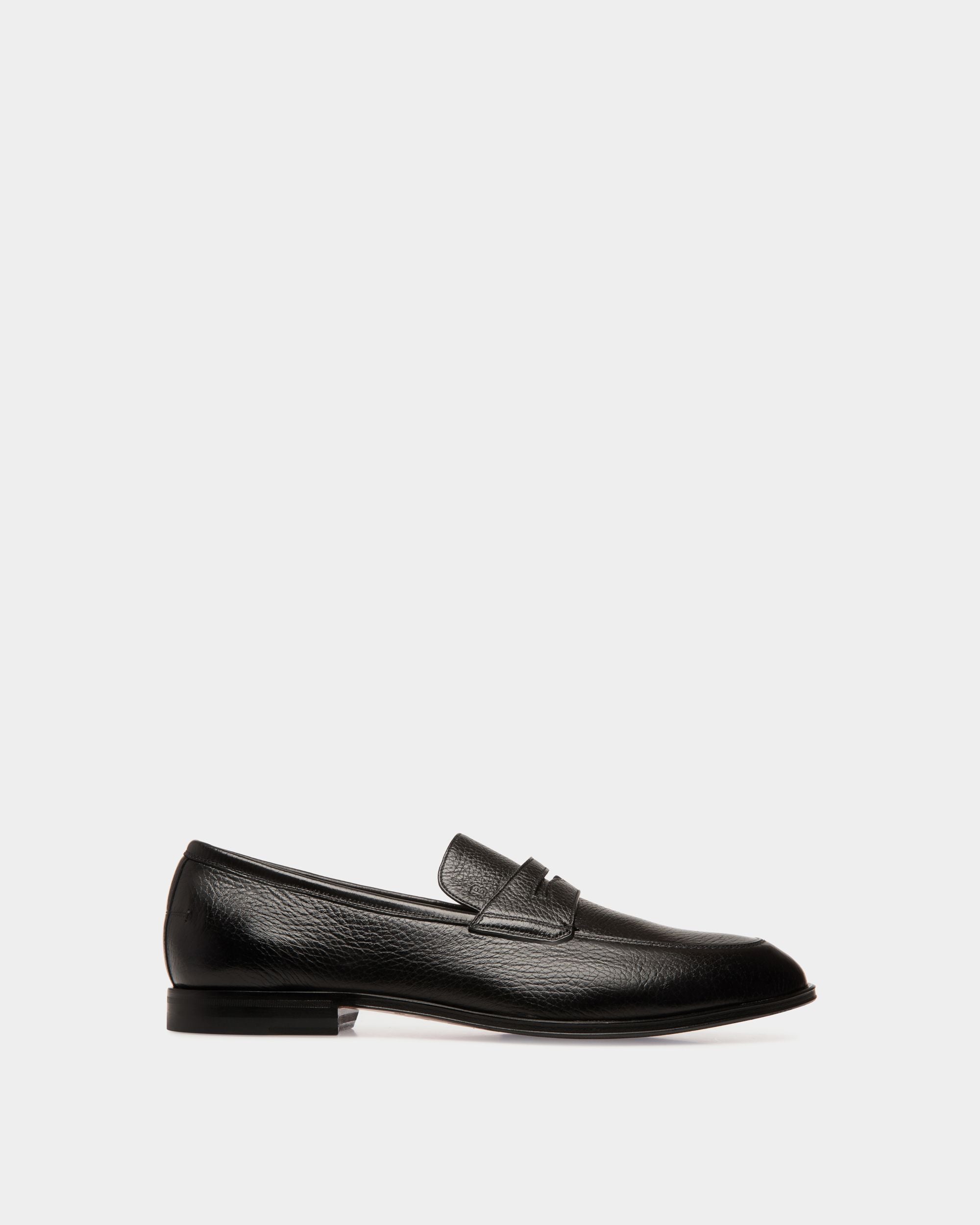 Mocasín Westminster De Piel De Ciervo Color Negro - Hombre - Bally - 01