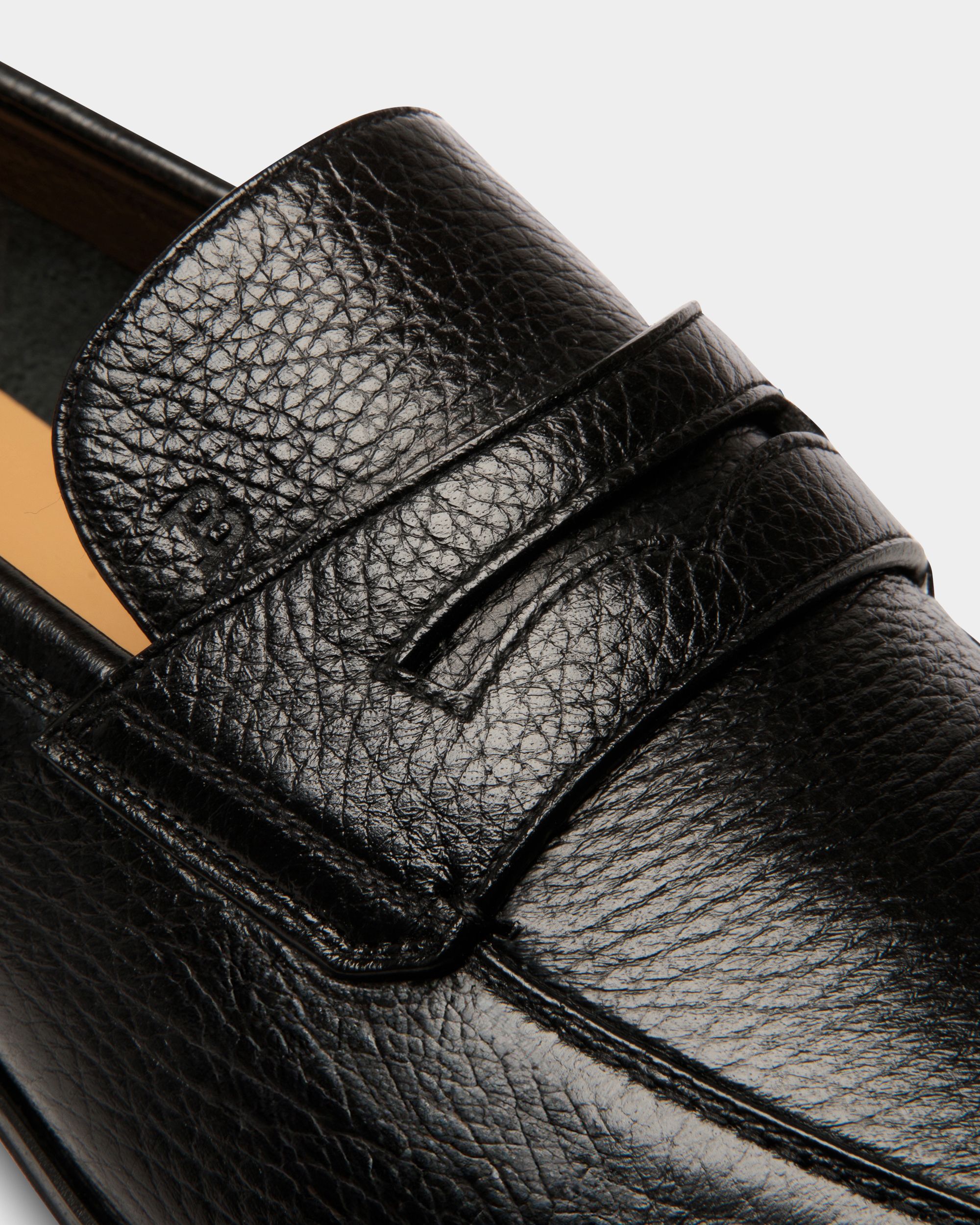 Mocasín Westminster De Piel De Ciervo Color Negro - Hombre - Bally - 04