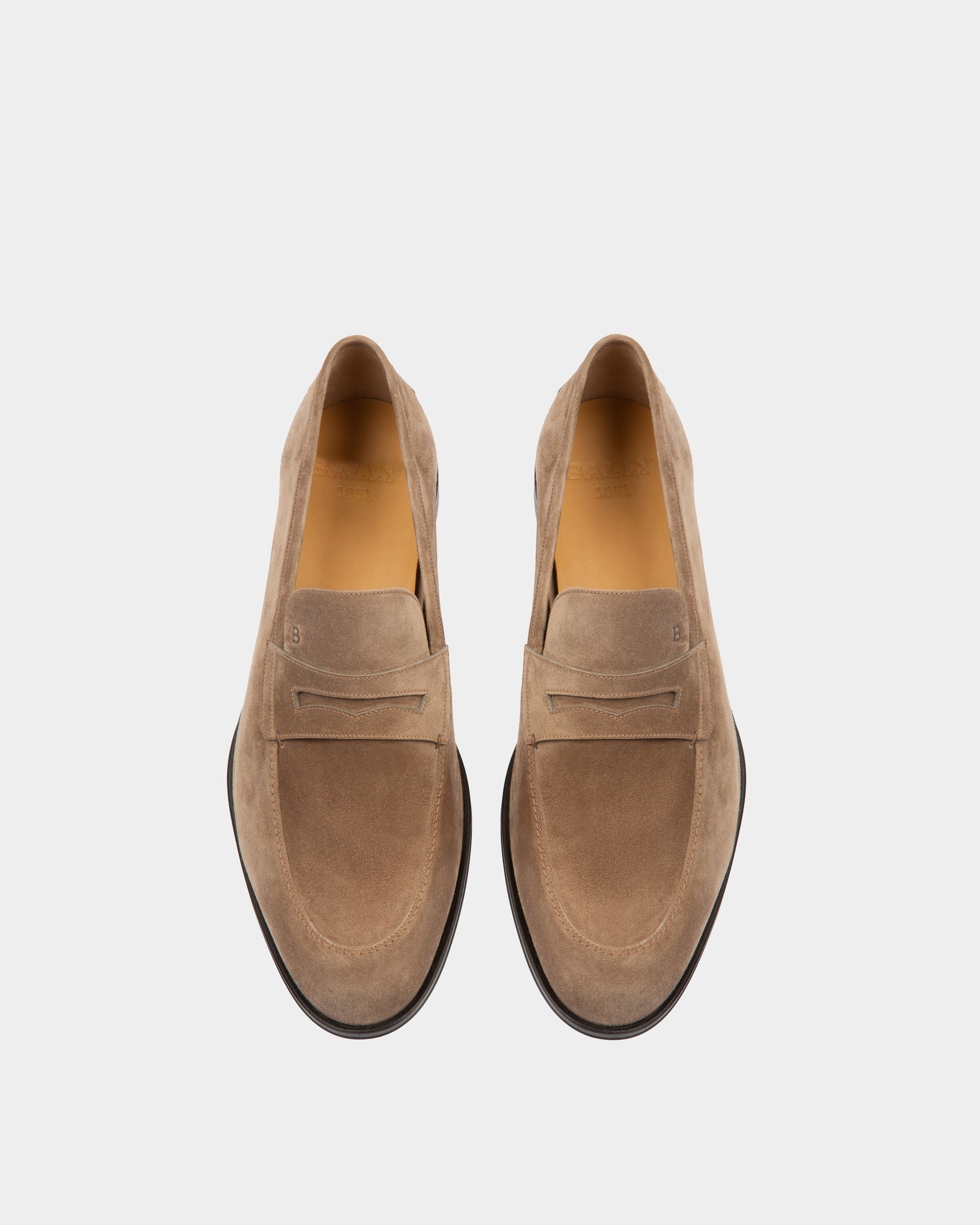 Webb Mocasines De Piel En Color Topo - Hombre - Bally - 02