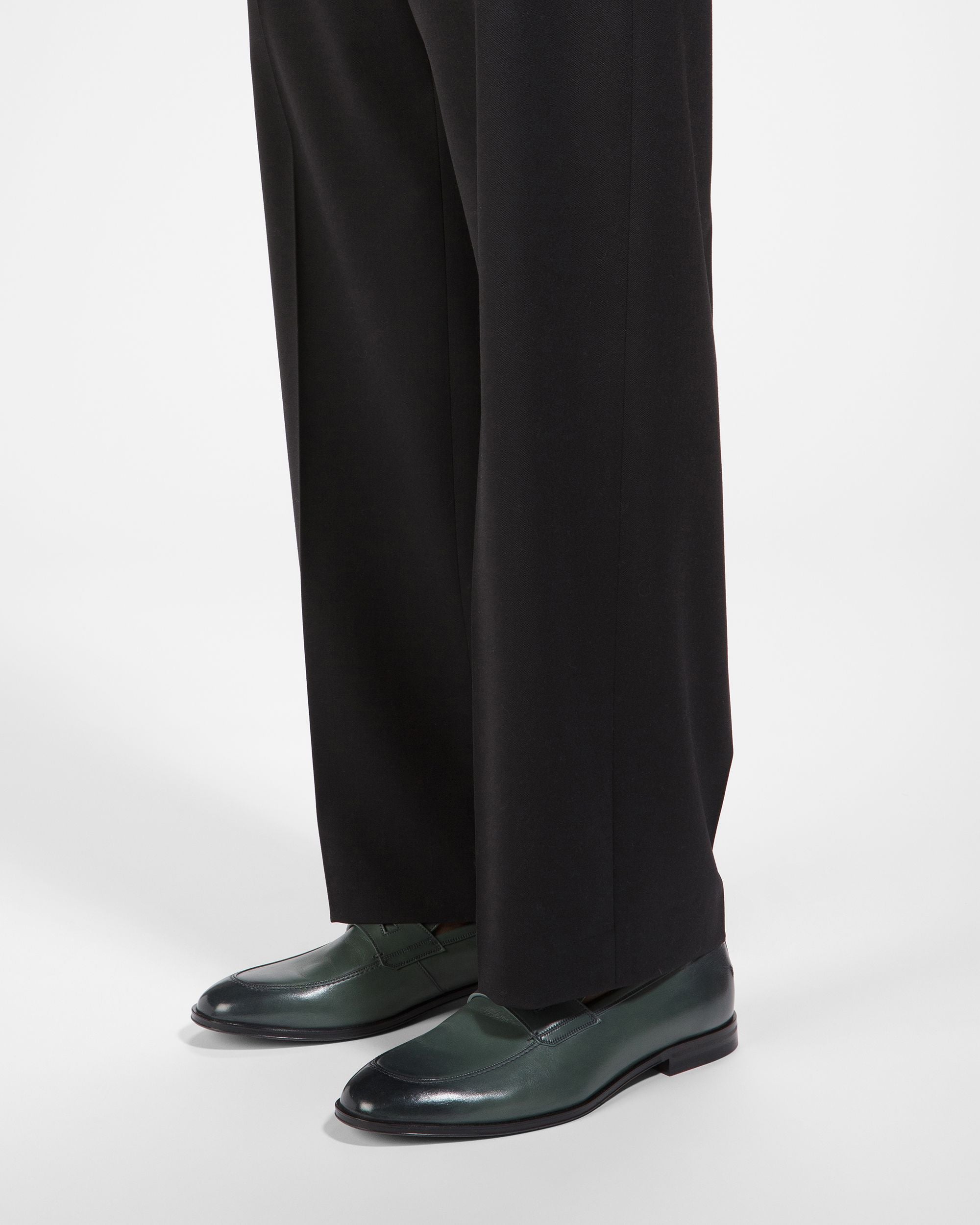 Webb Mocasines De Piel En Salvia - Hombre - Bally - 07