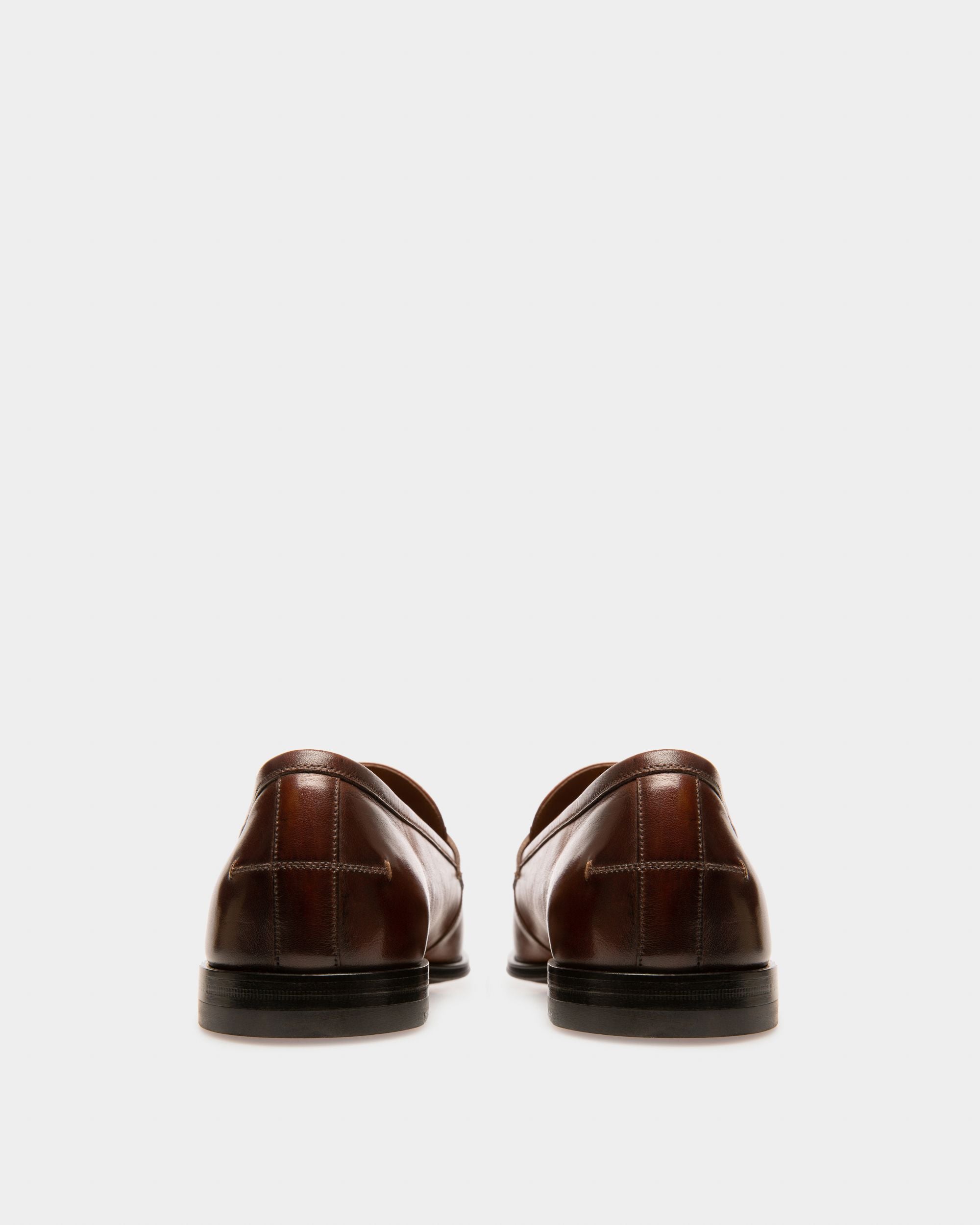Webb Mocasín En Piel De Color Marrón - Hombre - Bally - 03