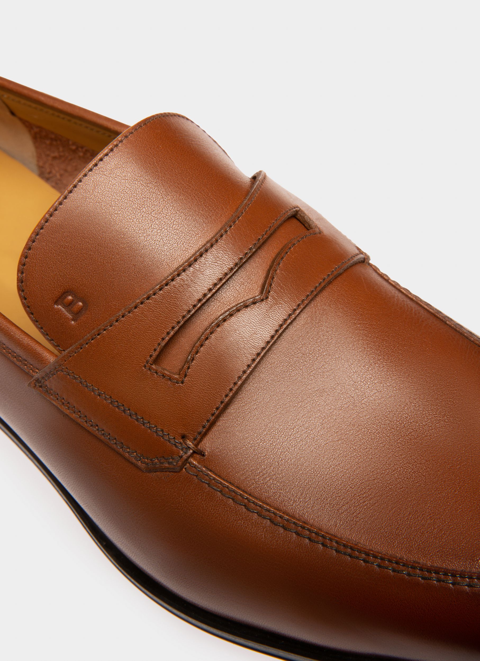 Webb Mocasín En Piel De Color Marrón - Hombre - Bally - 05