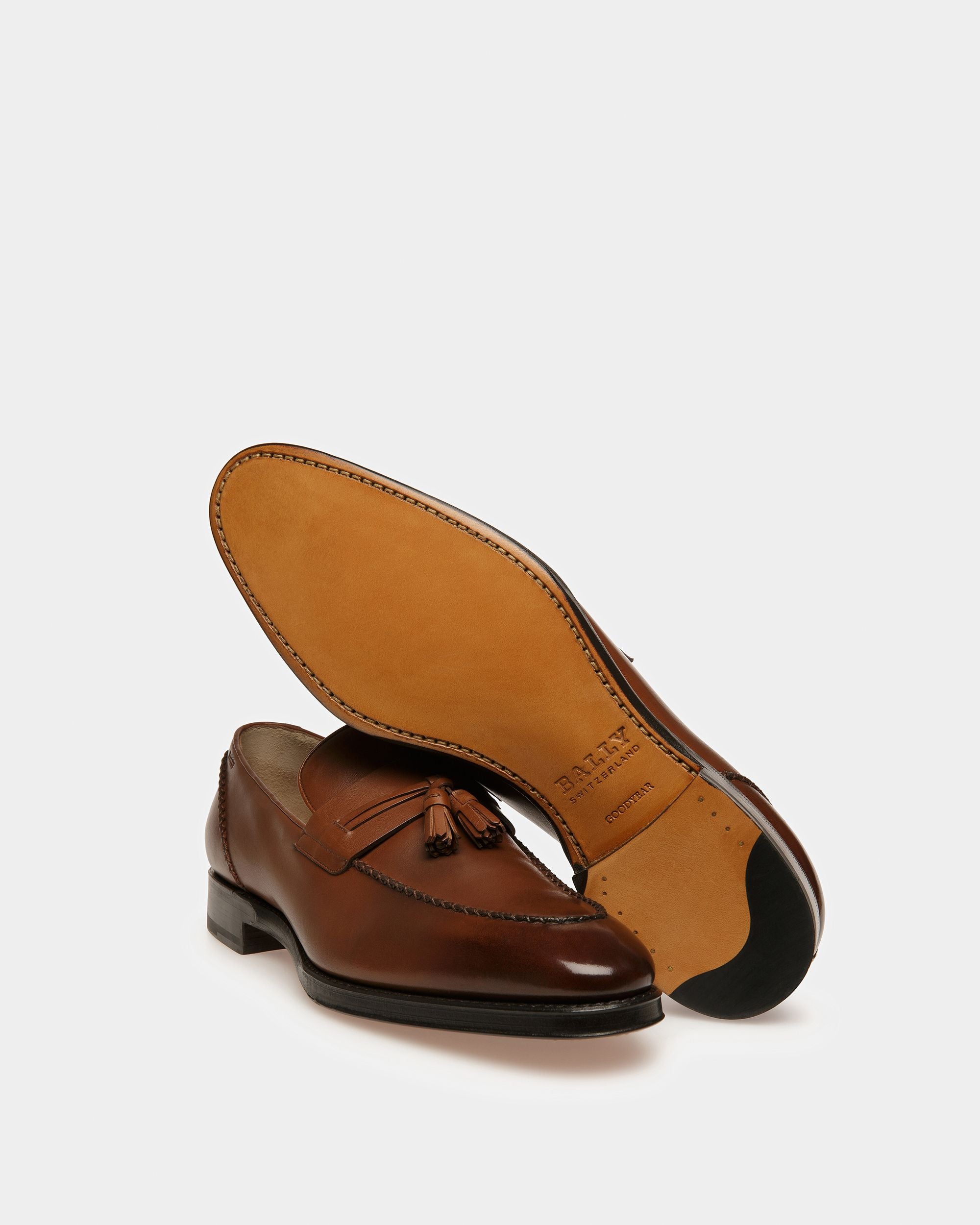 Skenny Mocasines De Piel En Marrón - Hombre - Bally - 05