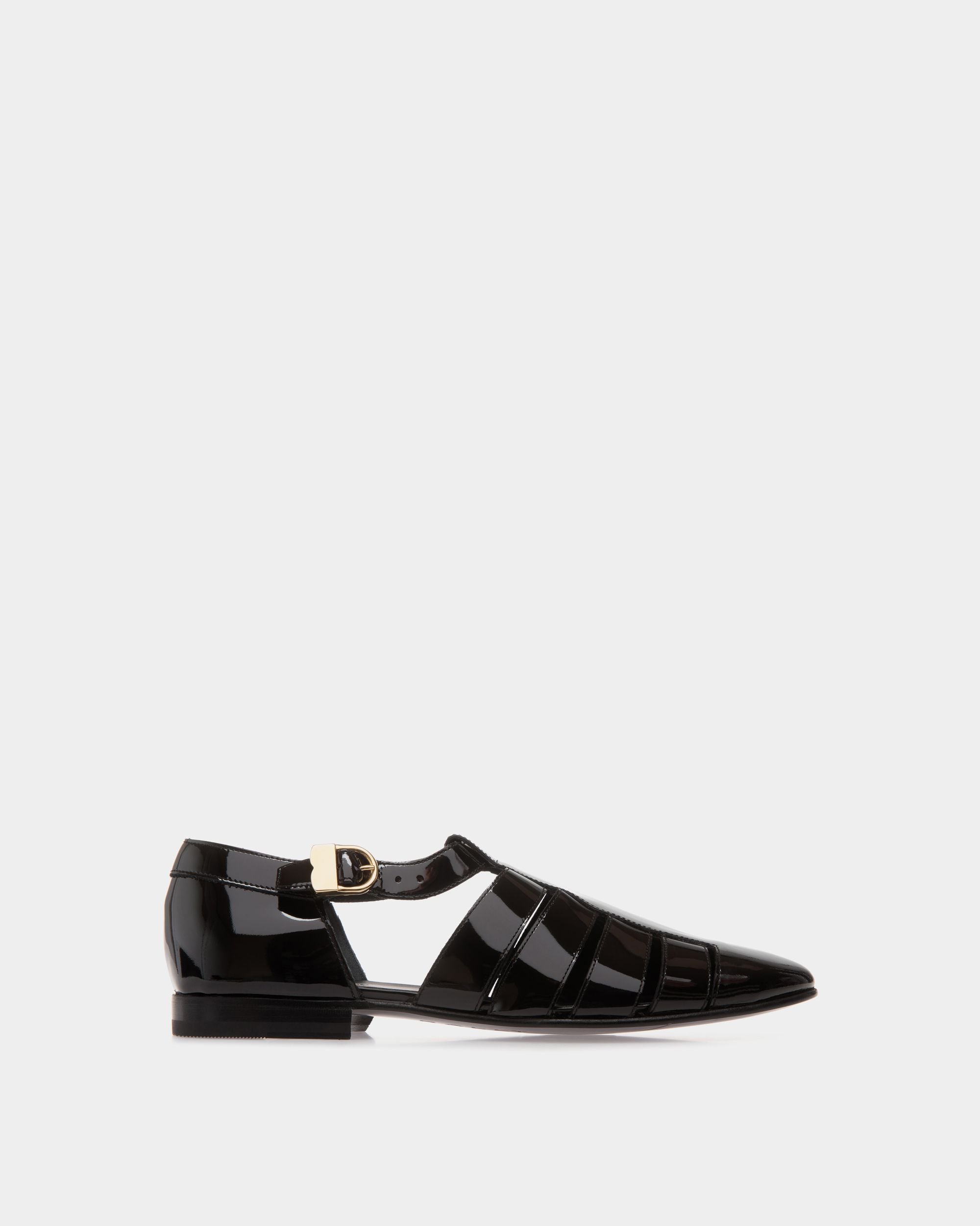 Salton Sandals In Black Leather - Men's - Bally - 01
