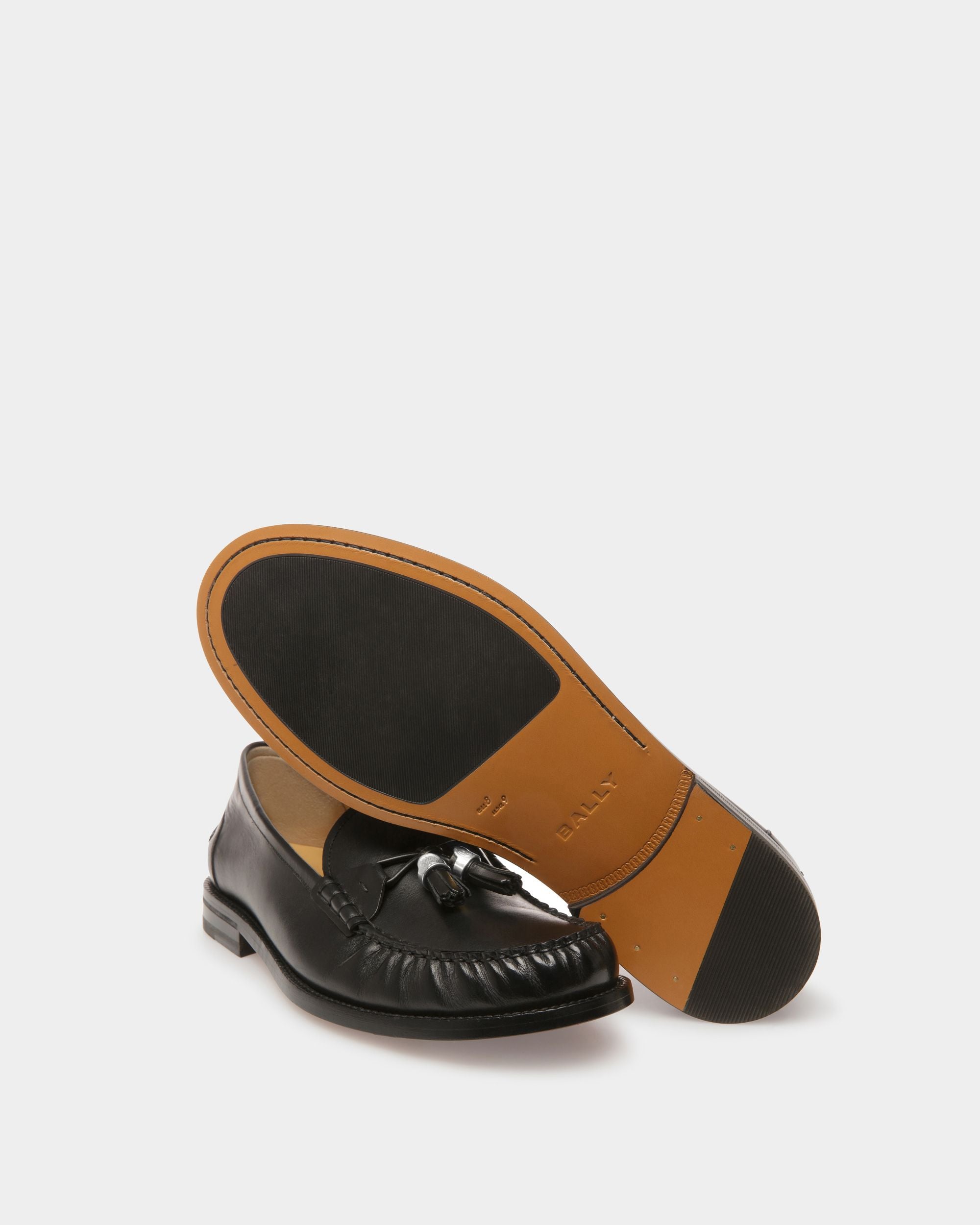 Mocasines Rome De Piel En Negro - Hombre - Bally - 05