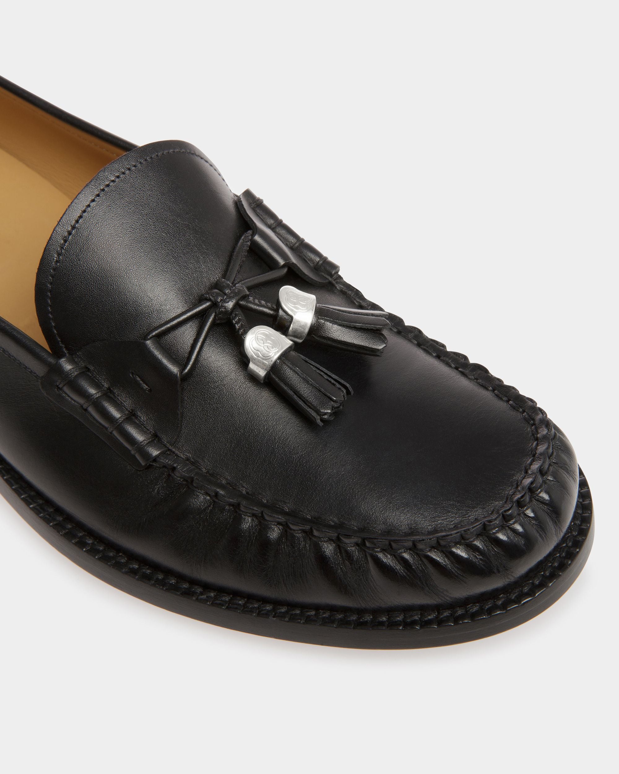 Mocasines Rome De Piel En Negro - Hombre - Bally - 06