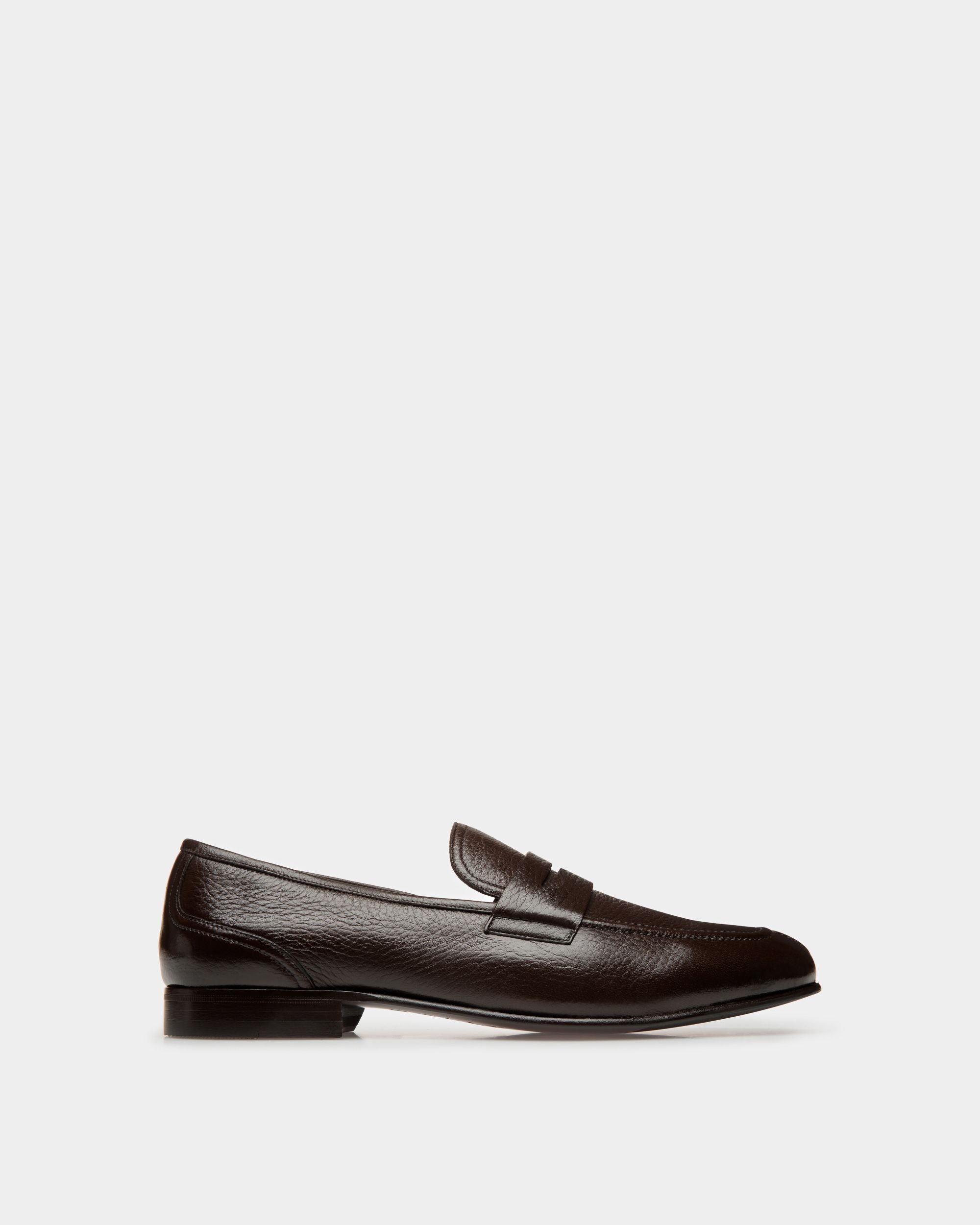 Suisse Loafer In Brown Leather - Hombre - Bally - 01