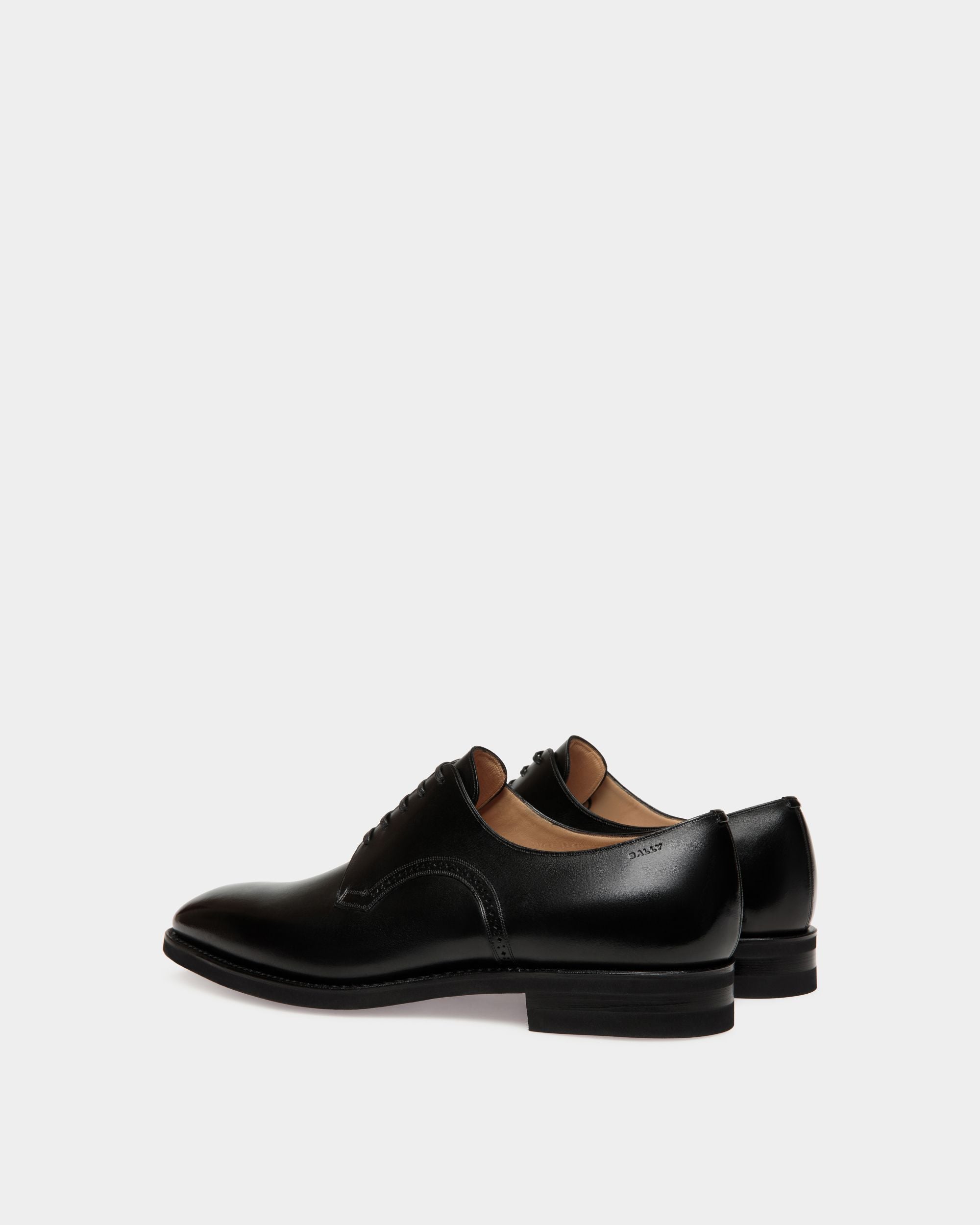 Scribe Derby in Black Leather - Men's - Bally - 03