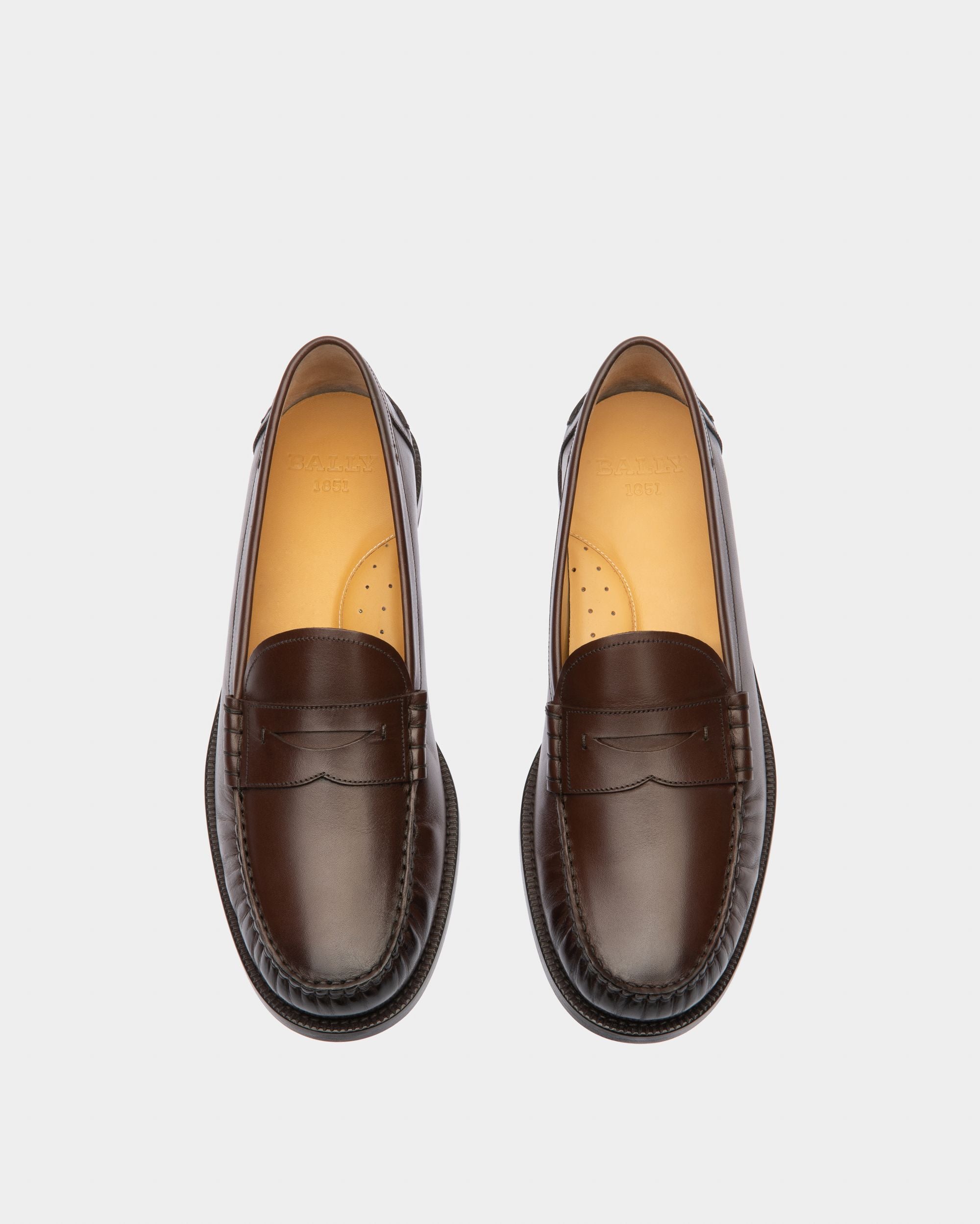 Coelo Mocasines De Piel En Marrón - Hombre - Bally - 02