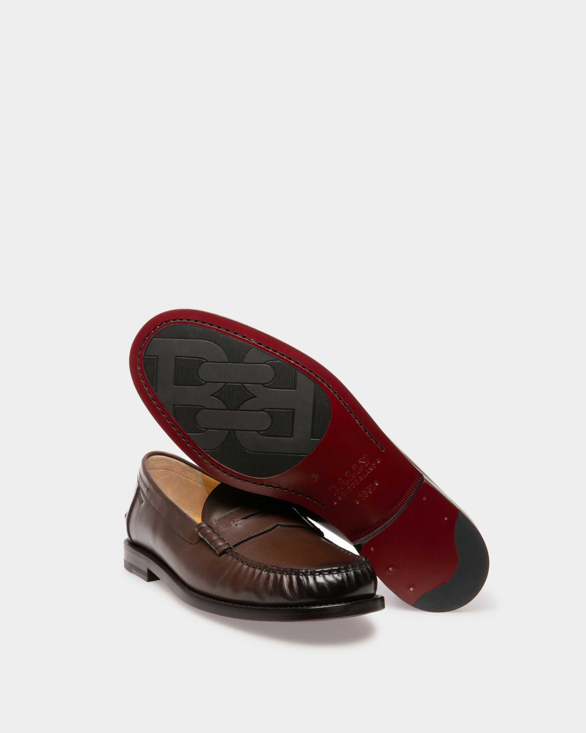 Coelo Mocasines De Piel En Marrón - Hombre - Bally - 04