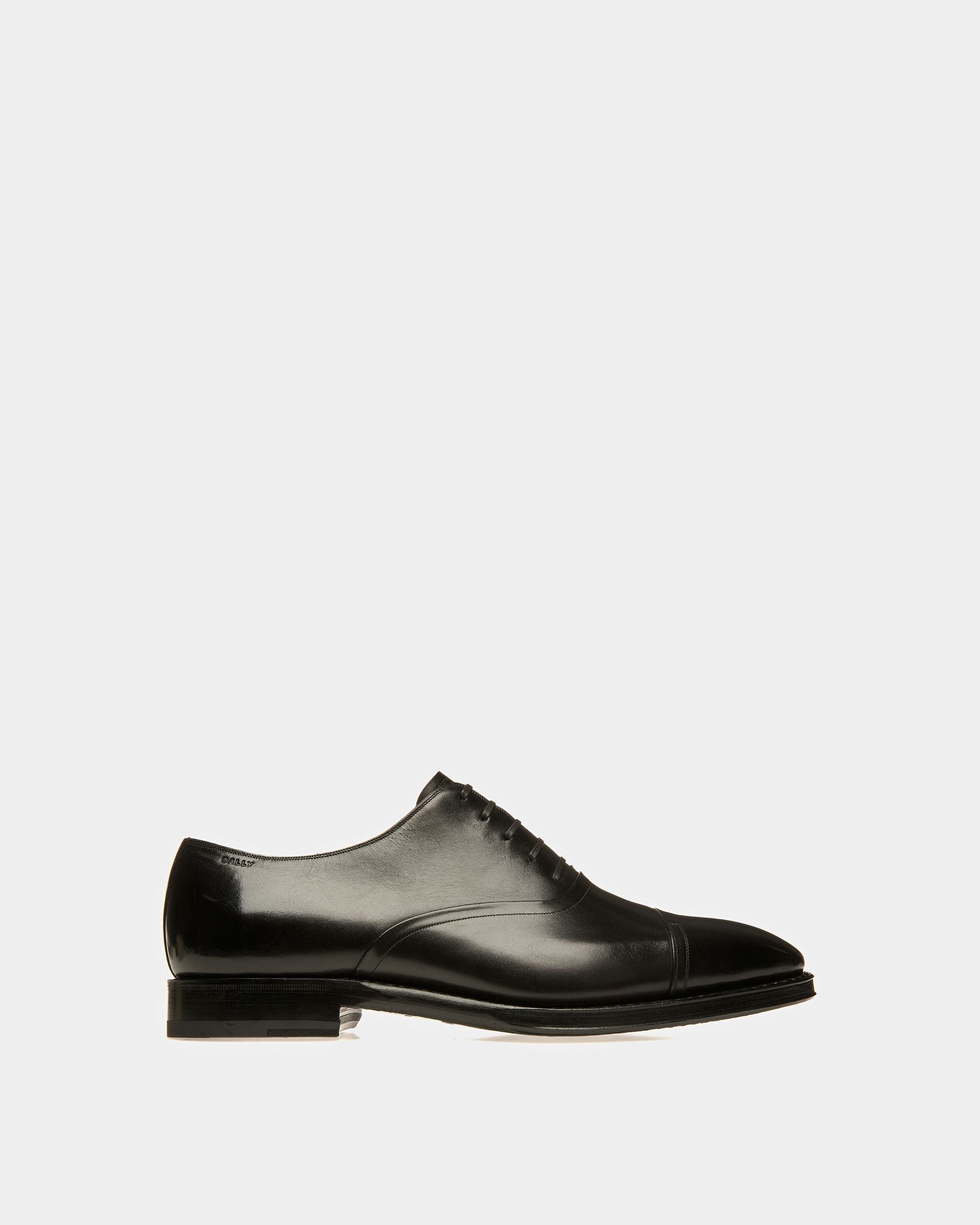 Zapatos Oxford Scribe De Piel En Negro - Hombre - Bally - 01