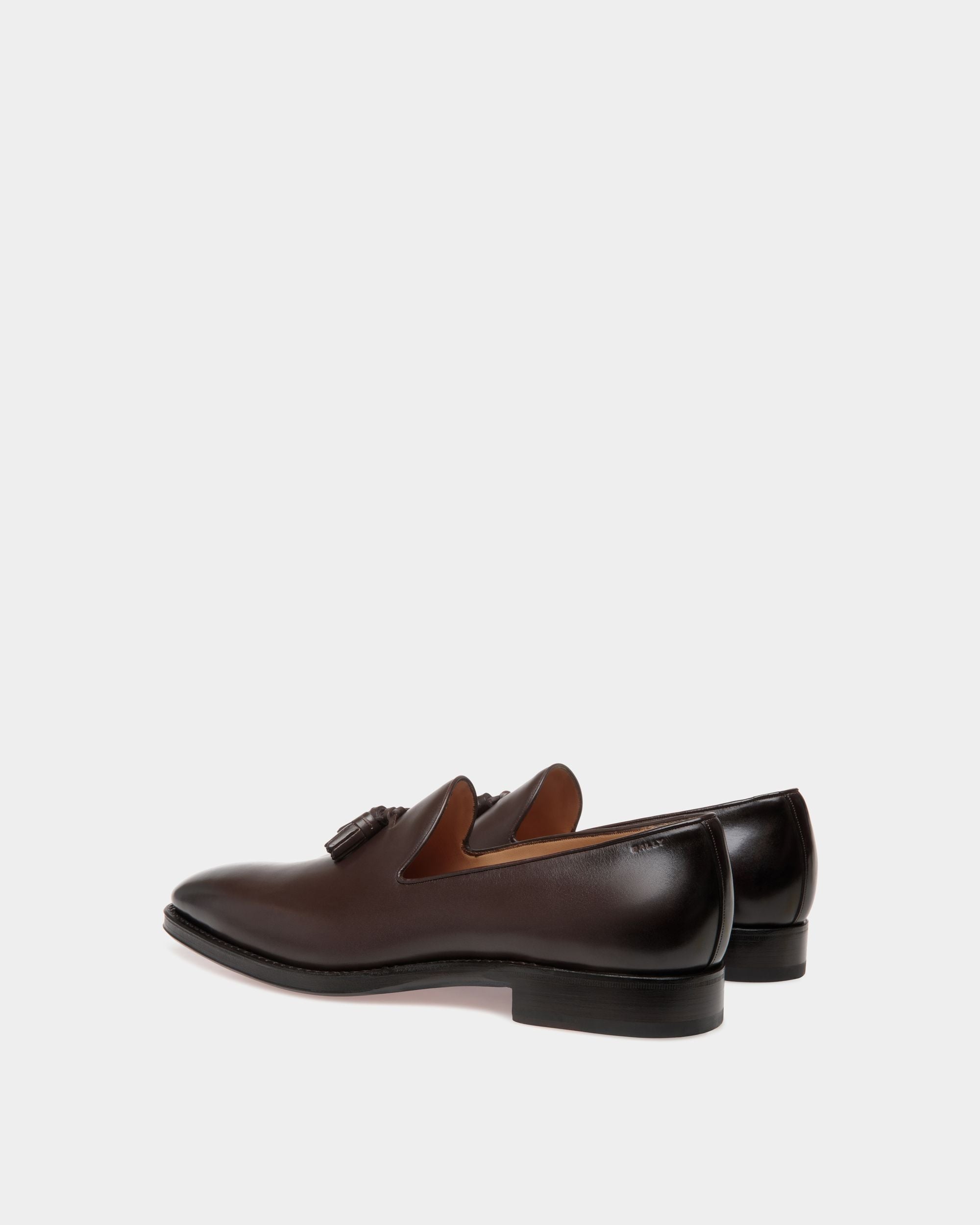 Scribe Loafer In Brown Leather - Men's - Bally - 03
