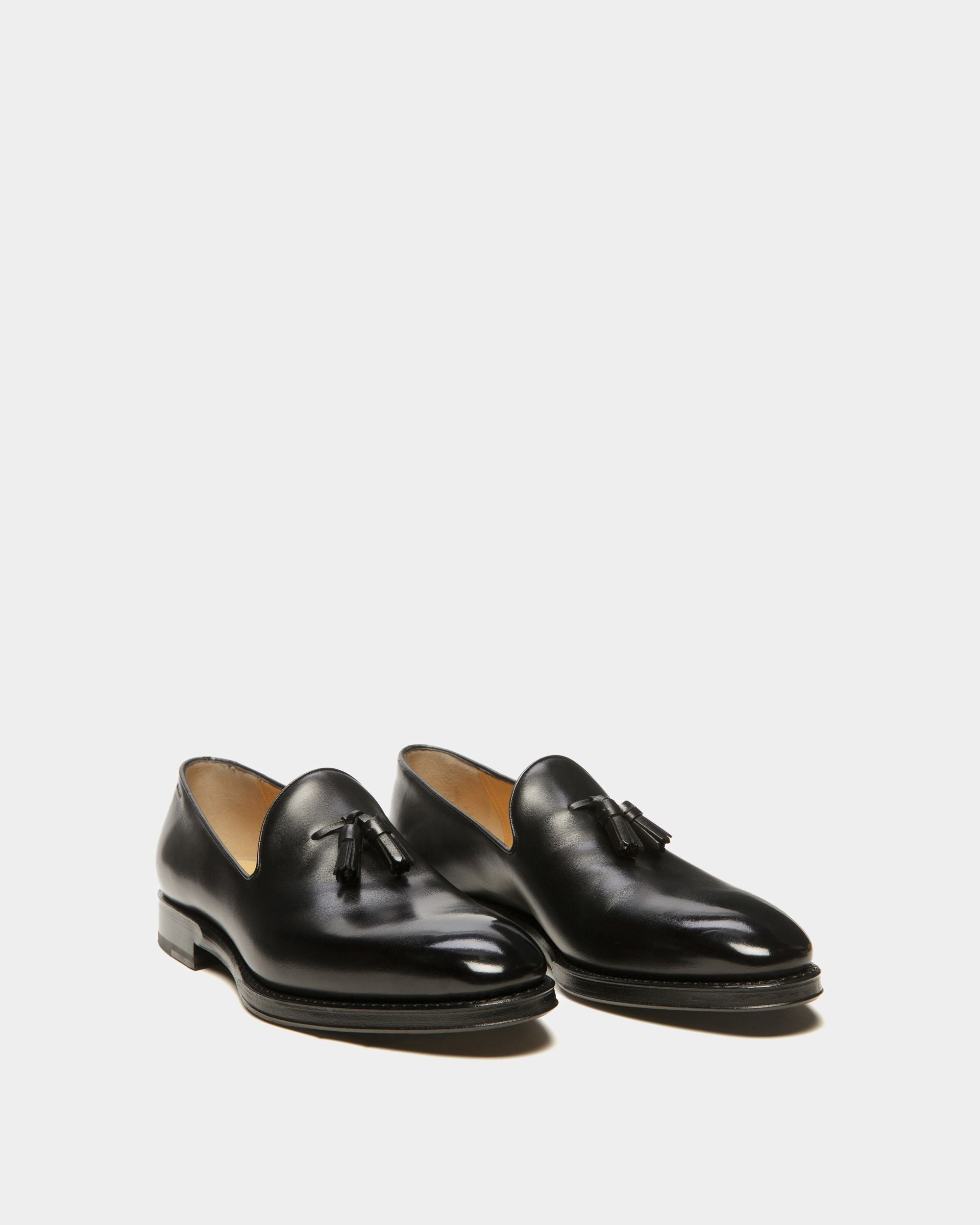 Mocasines Scribe De Piel En Negro - Hombre - Bally - 02