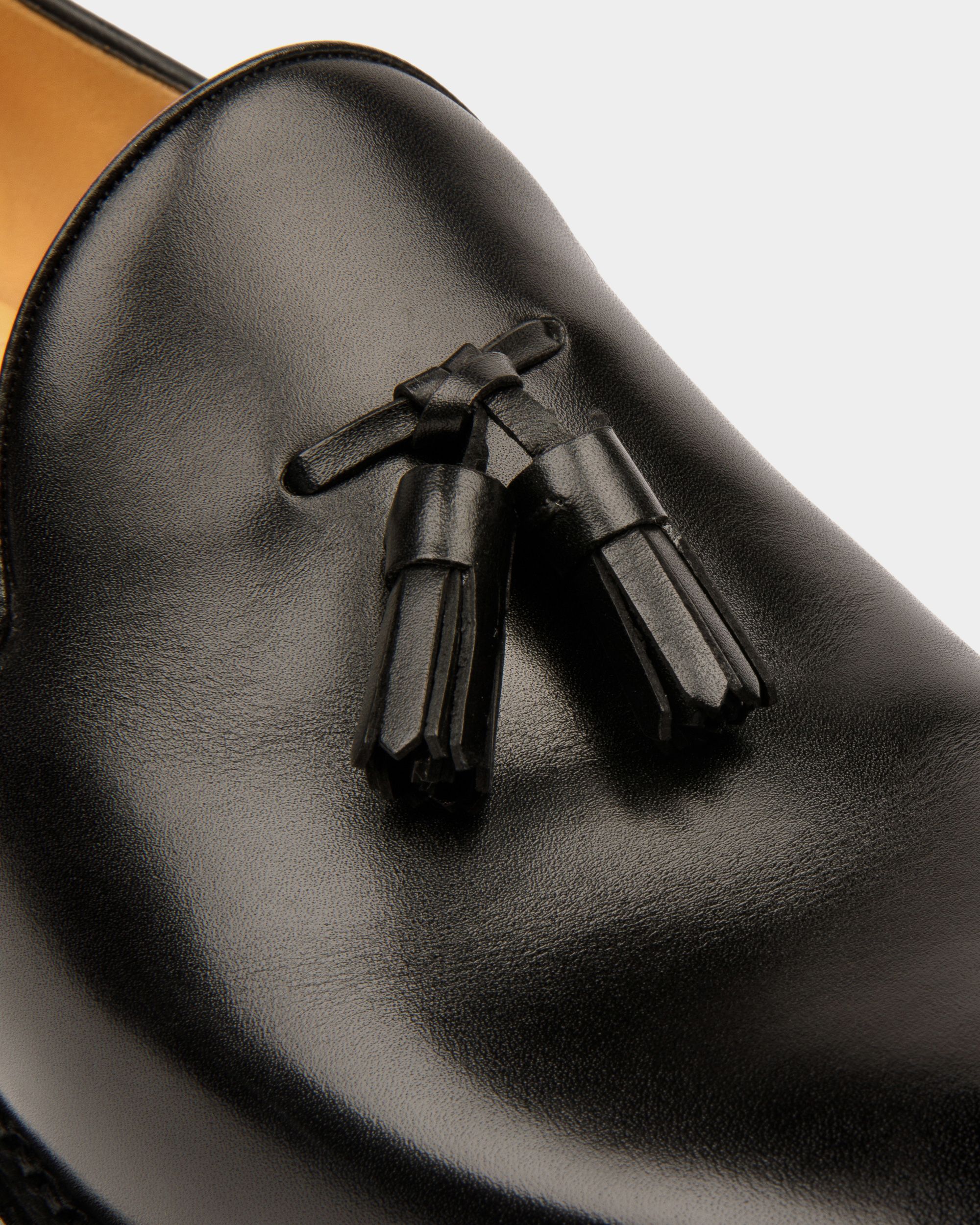 Mocasines Scribe De Piel En Negro - Hombre - Bally - 03