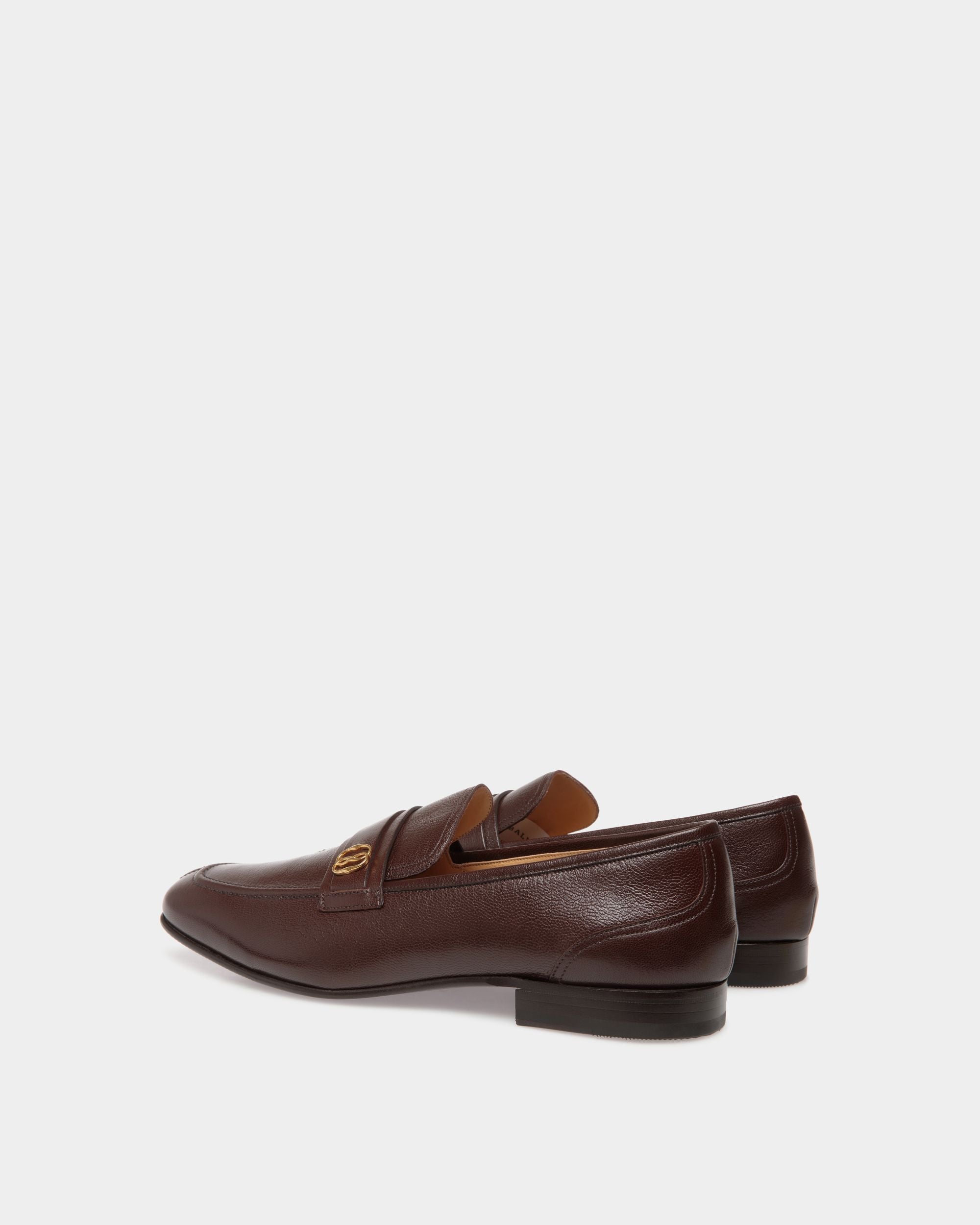 Suisse Loafer In Brown Leather - Men's - Bally - 03