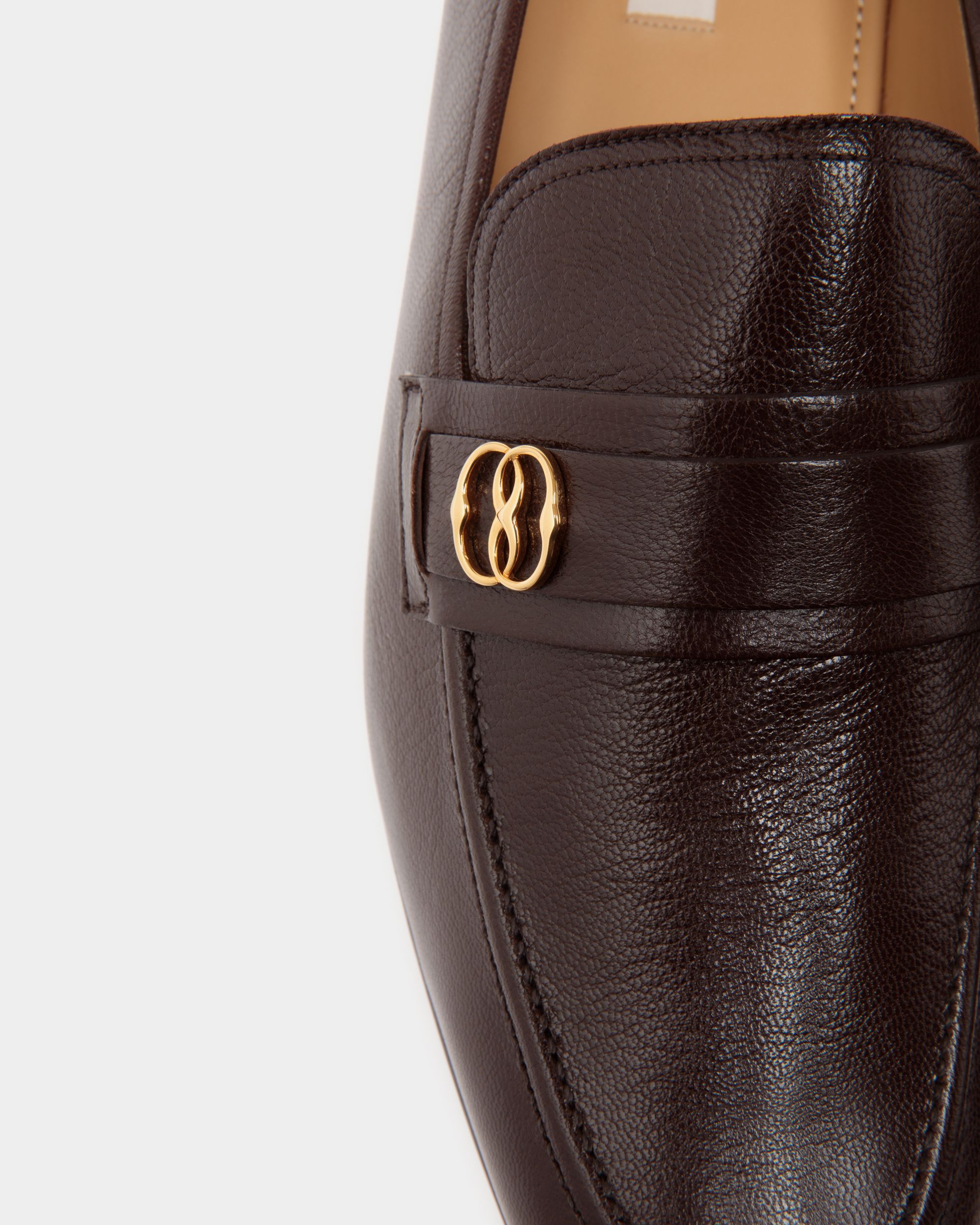 Suisse Loafer In Brown Leather - Men's - Bally - 05