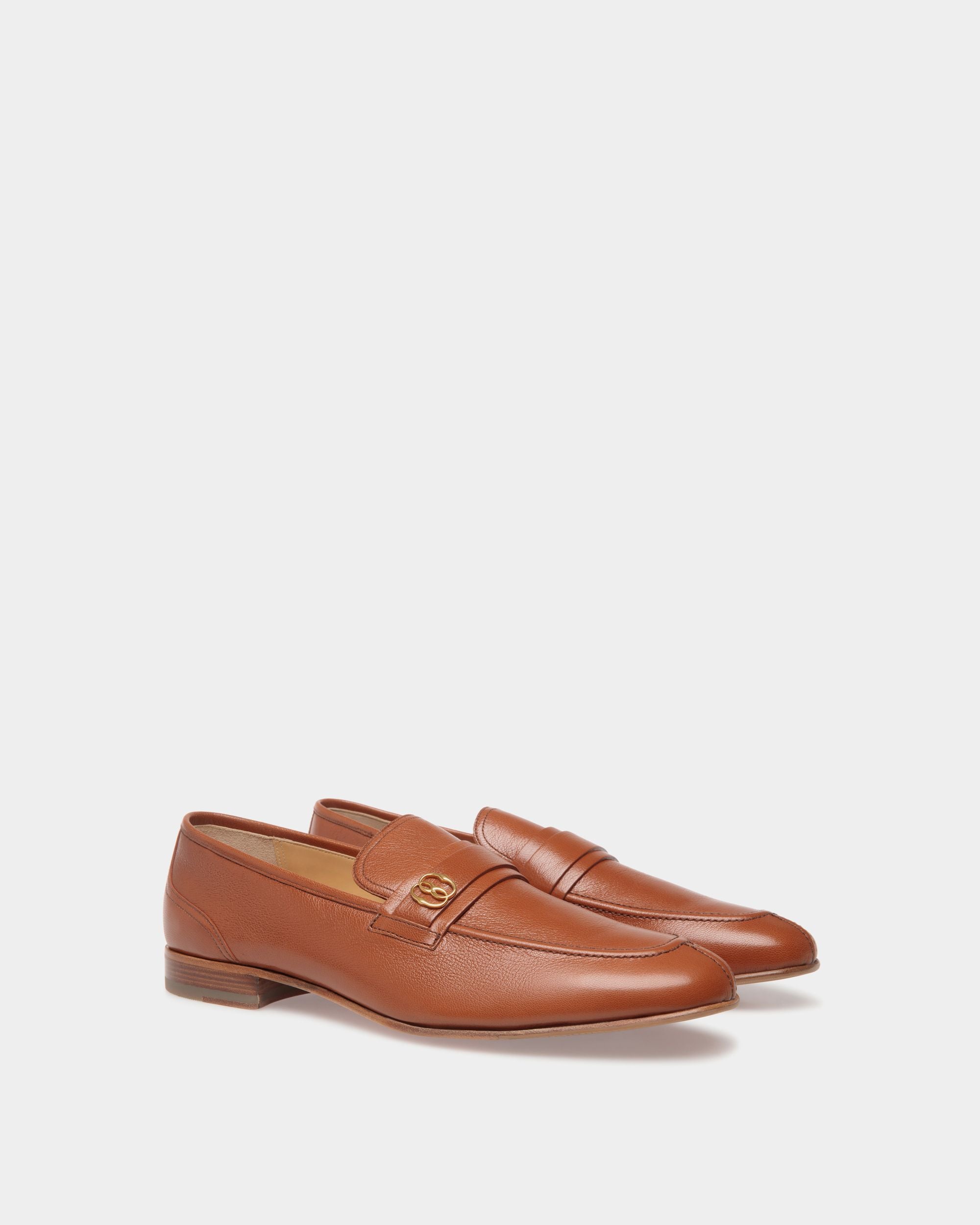Suisse Loafer In Brown Leather - Men's - Bally - 02