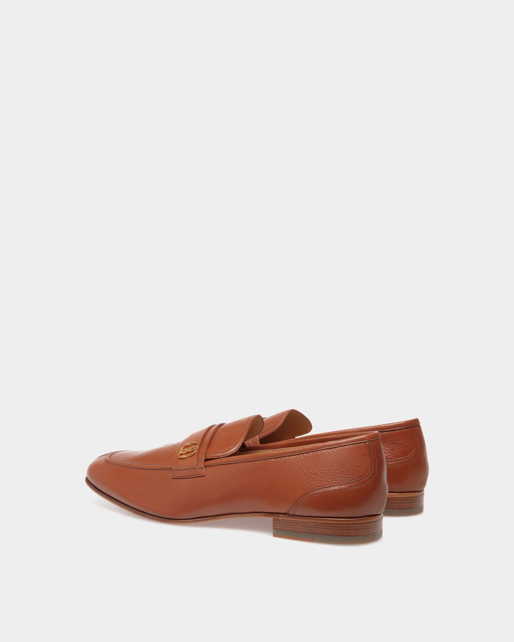 Suisse Loafer In Brown Leather - Men's - Bally - 03