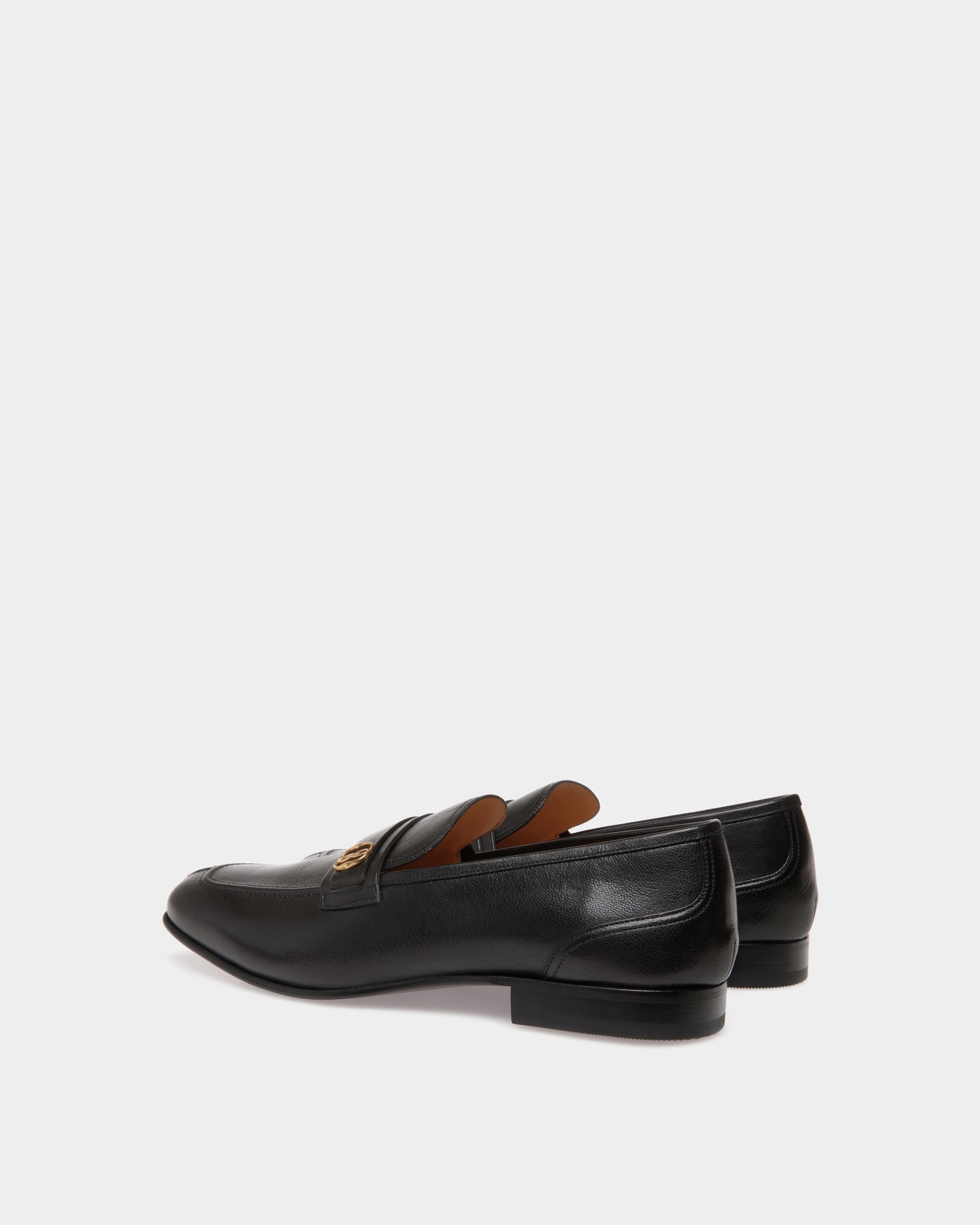 Suisse Loafer In Black Leather - Men's - Bally - 03