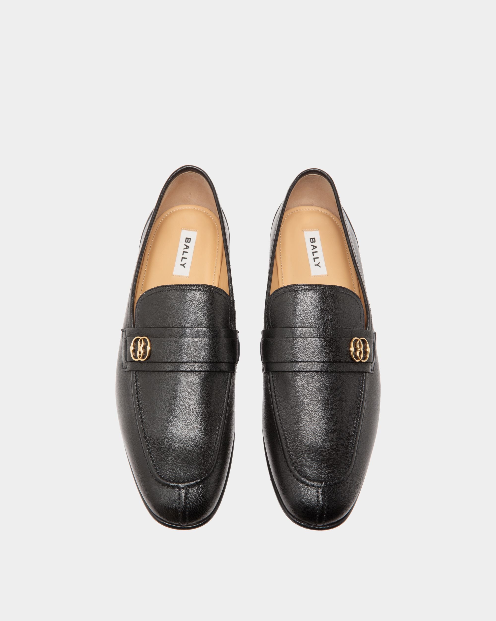 Suisse Loafer In Black Leather - Men's - Bally - 04