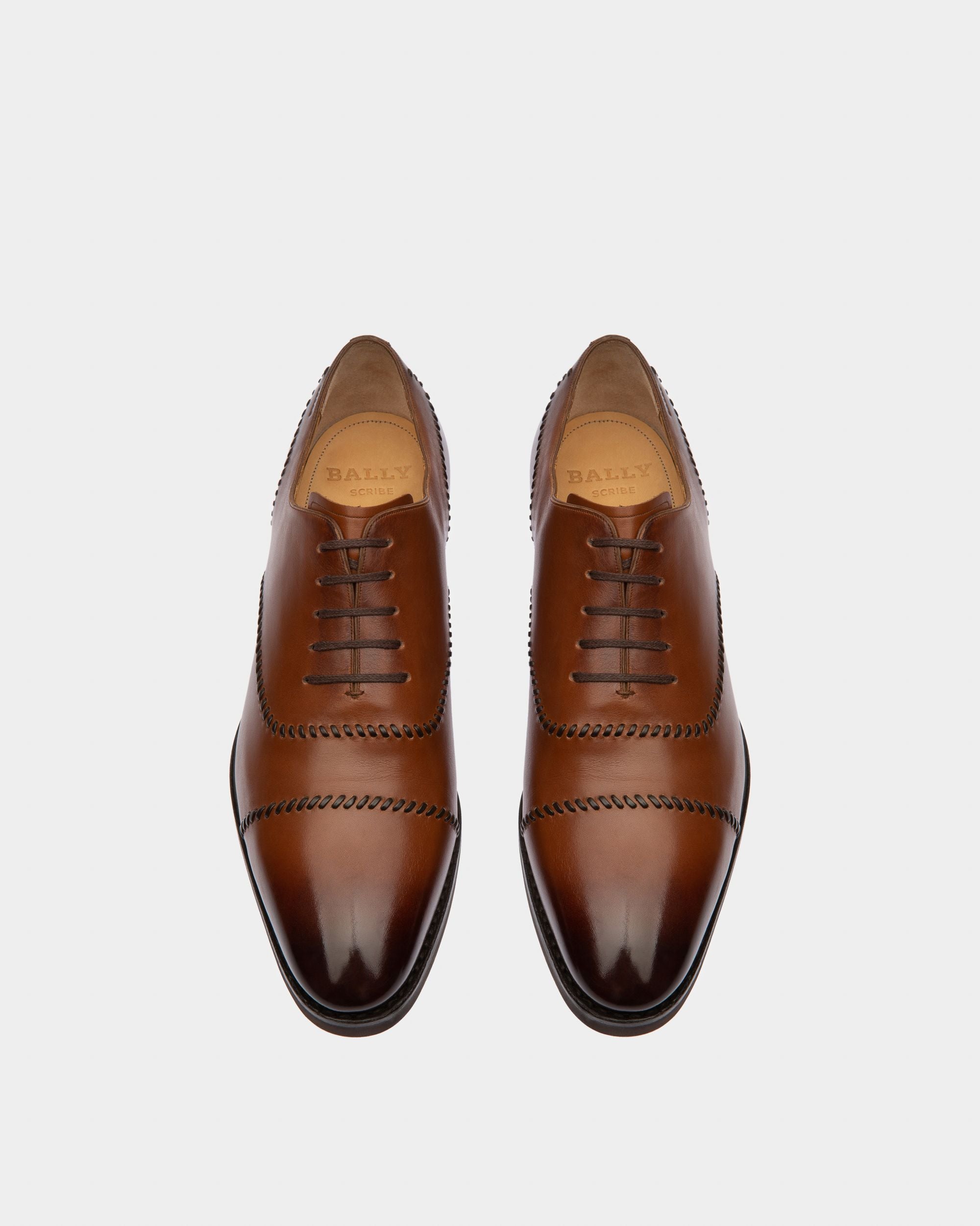 Scleyr Zapato Oxford En Cuero Marrón - Hombre - Bally - 02