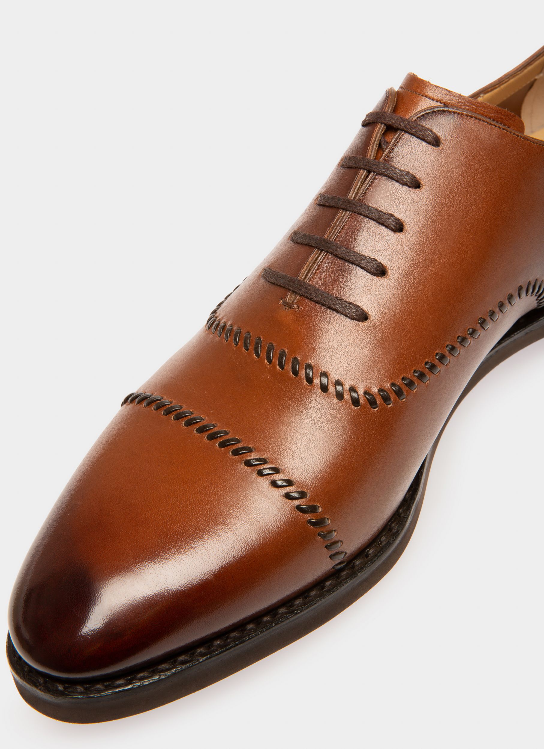 Scleyr Zapato Oxford En Cuero Marrón - Hombre - Bally - 06