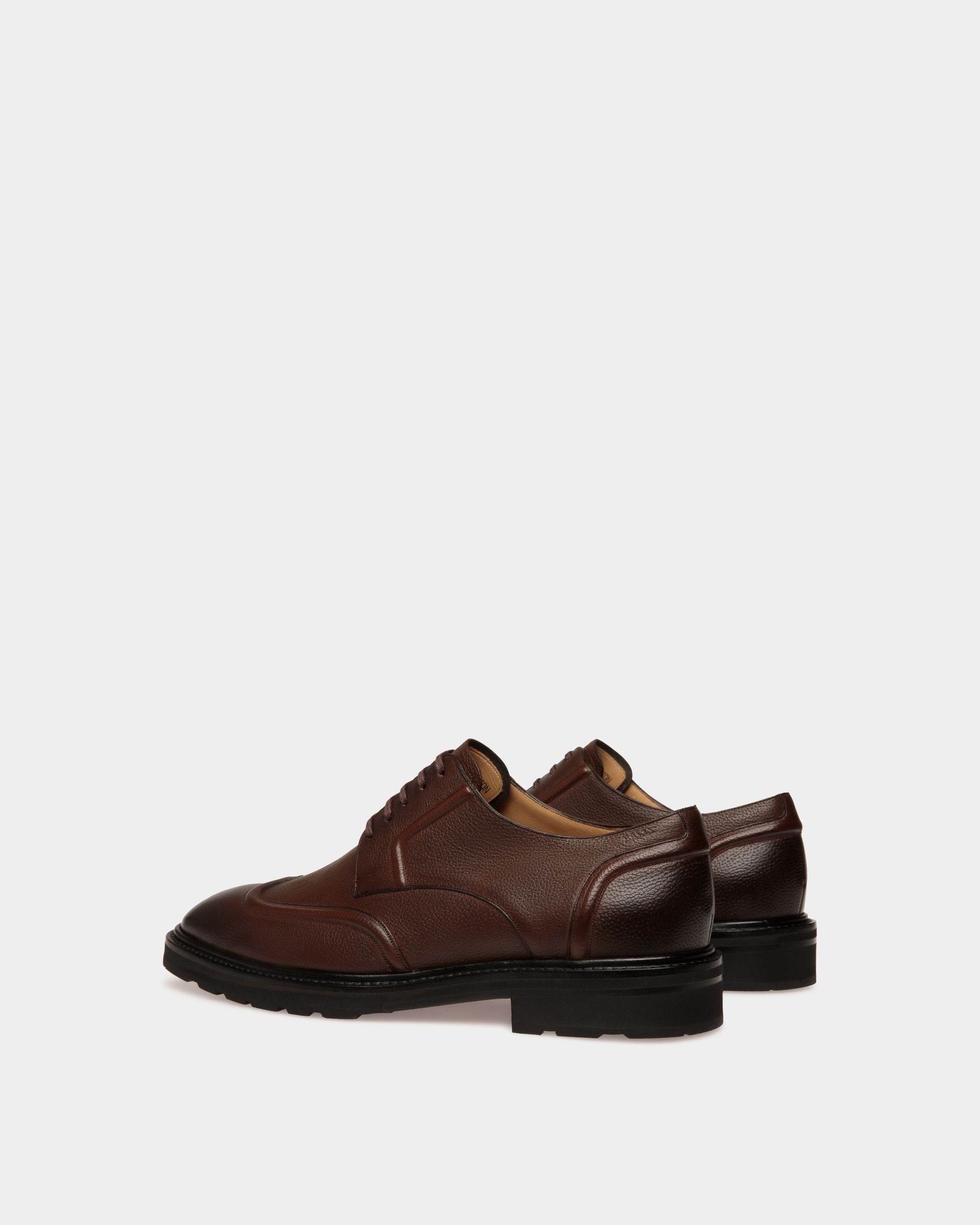 Zapato Derby Meyrin De Piel Marrón - Hombre - Bally - 04