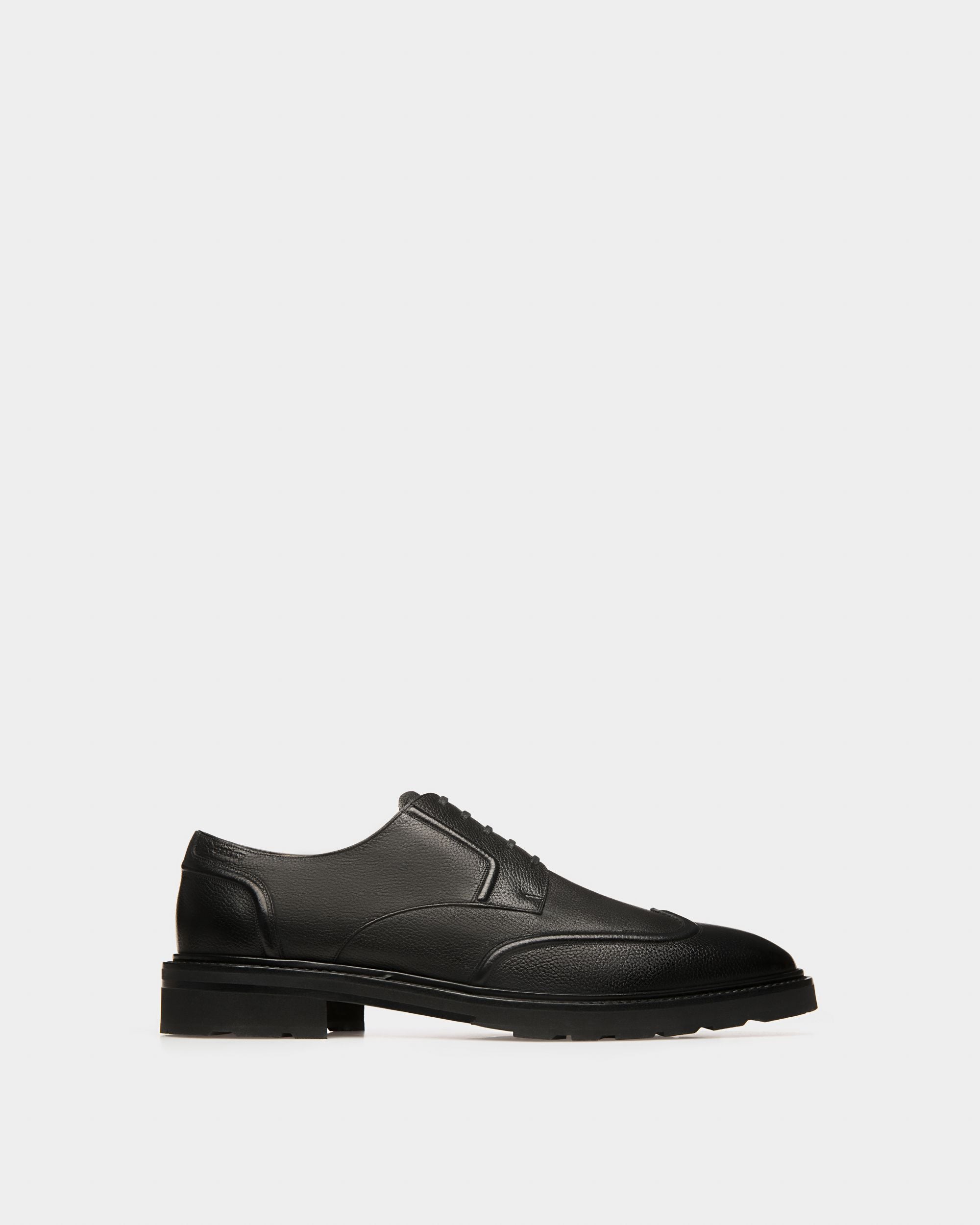 Mibion Leather Derbies In Black - Men's - Bally - 01