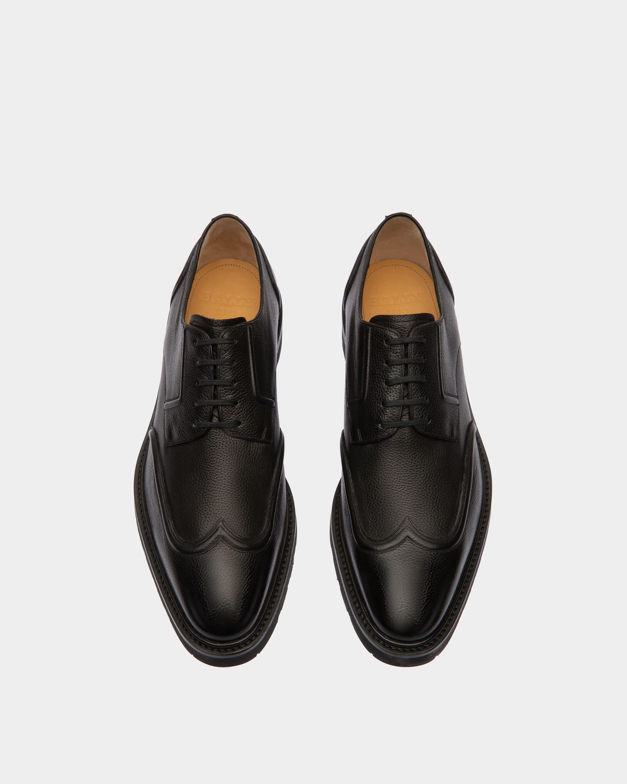 Mibion Leather Derbies In Black - Men's - Bally - 02