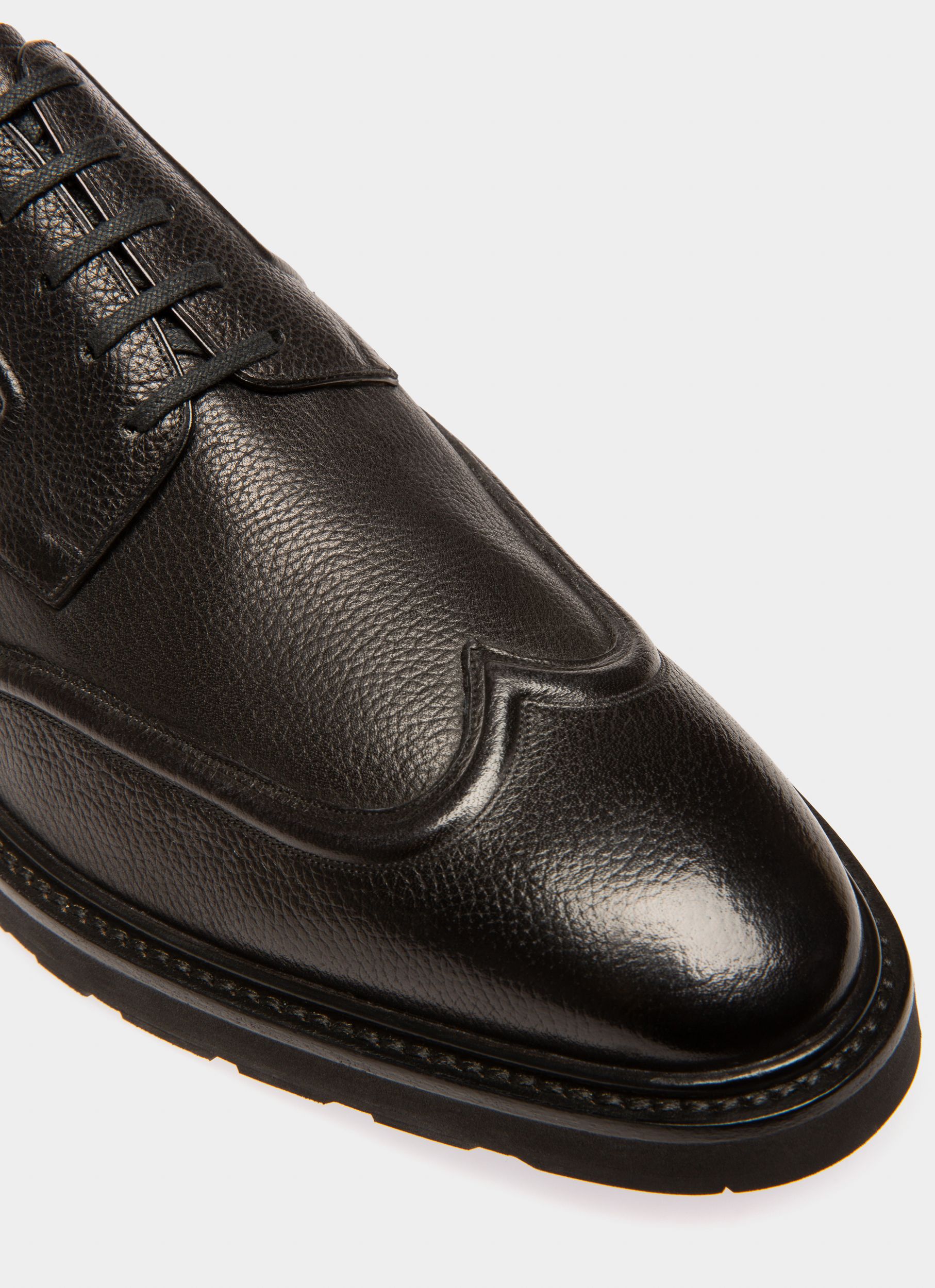 Mibion Leather Derbies In Black - Men's - Bally - 06