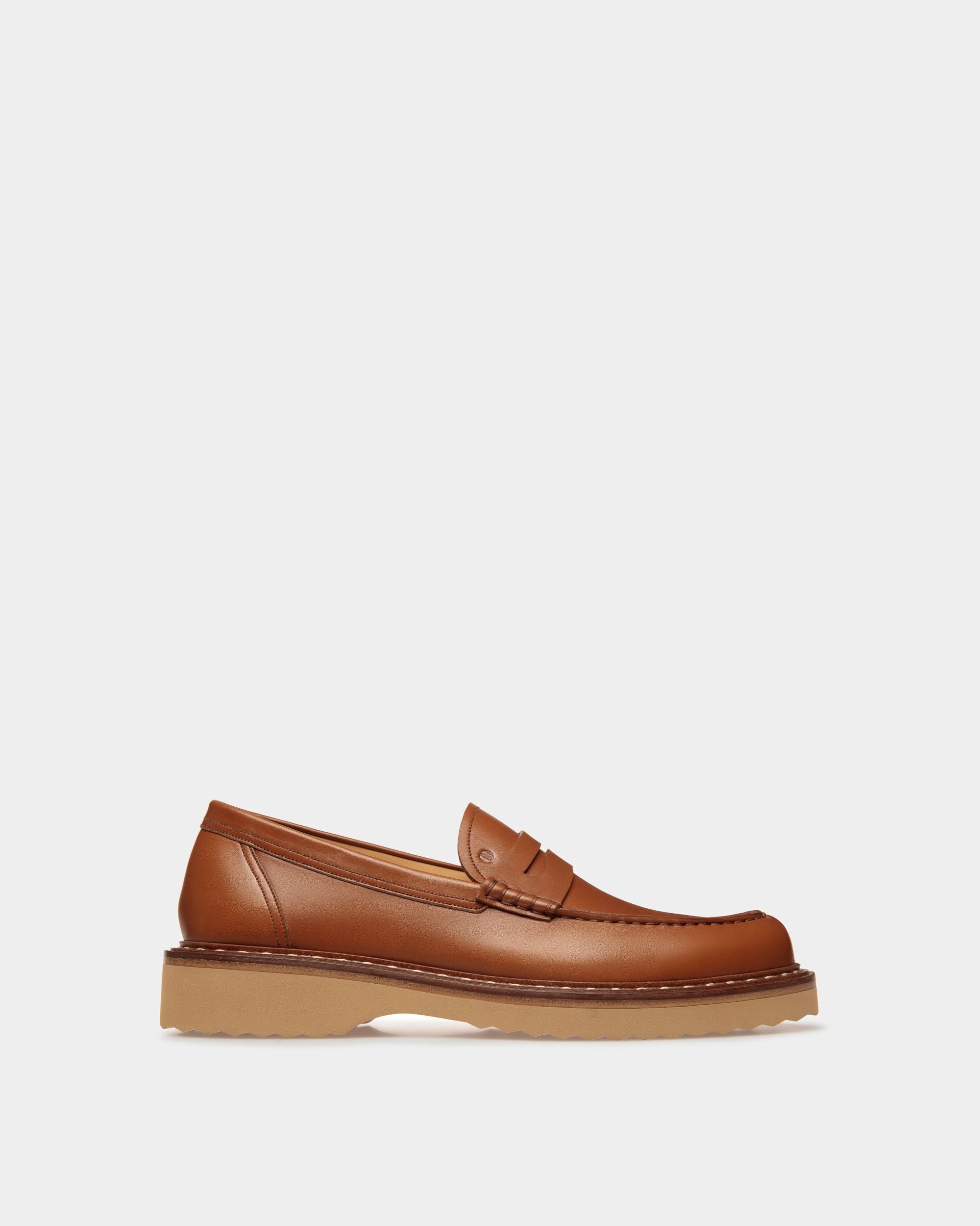 Neasden Loafers In Brown Leather - Men's - Bally - 01
