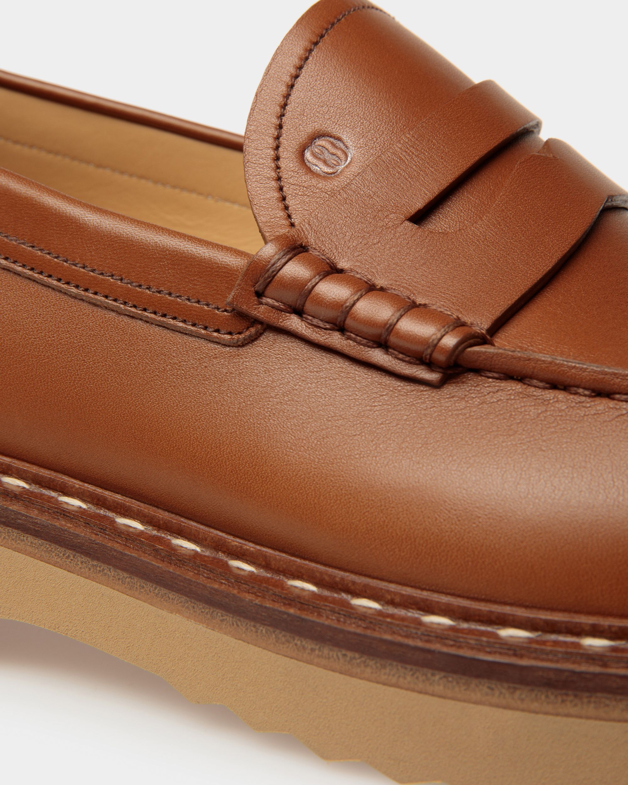 Neasden Loafers In Brown Leather - Men's - Bally - 04