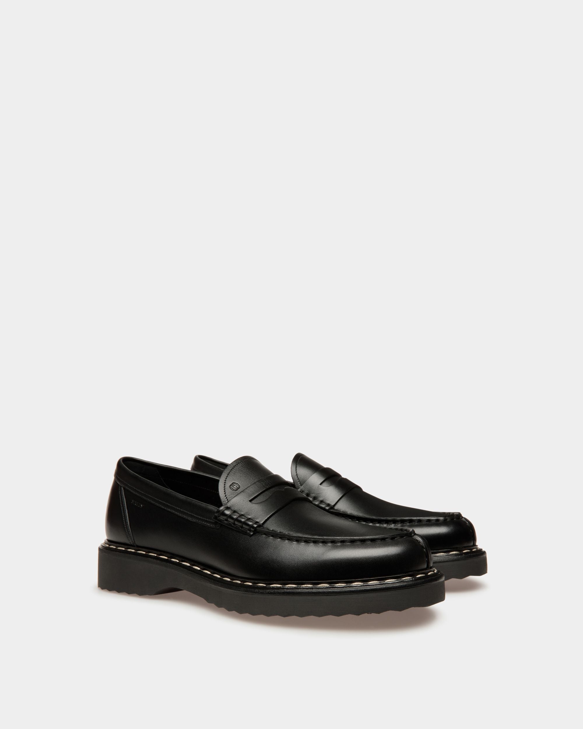 Mocasines Neasden De Piel En Negro - Hombre - Bally - 02