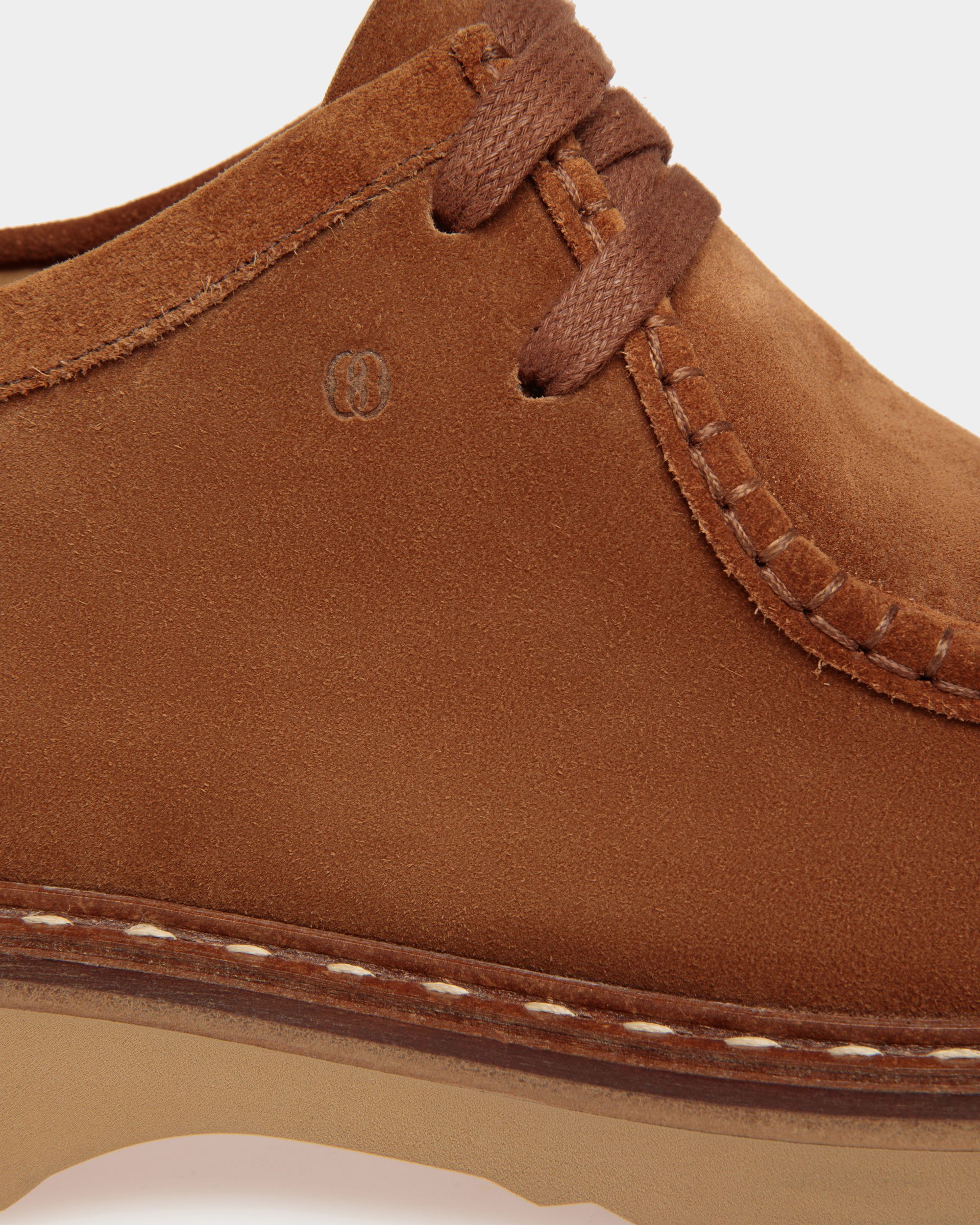 Zapatos Derby Neasden De Ante Marrón Claro - Hombre - Bally - 04