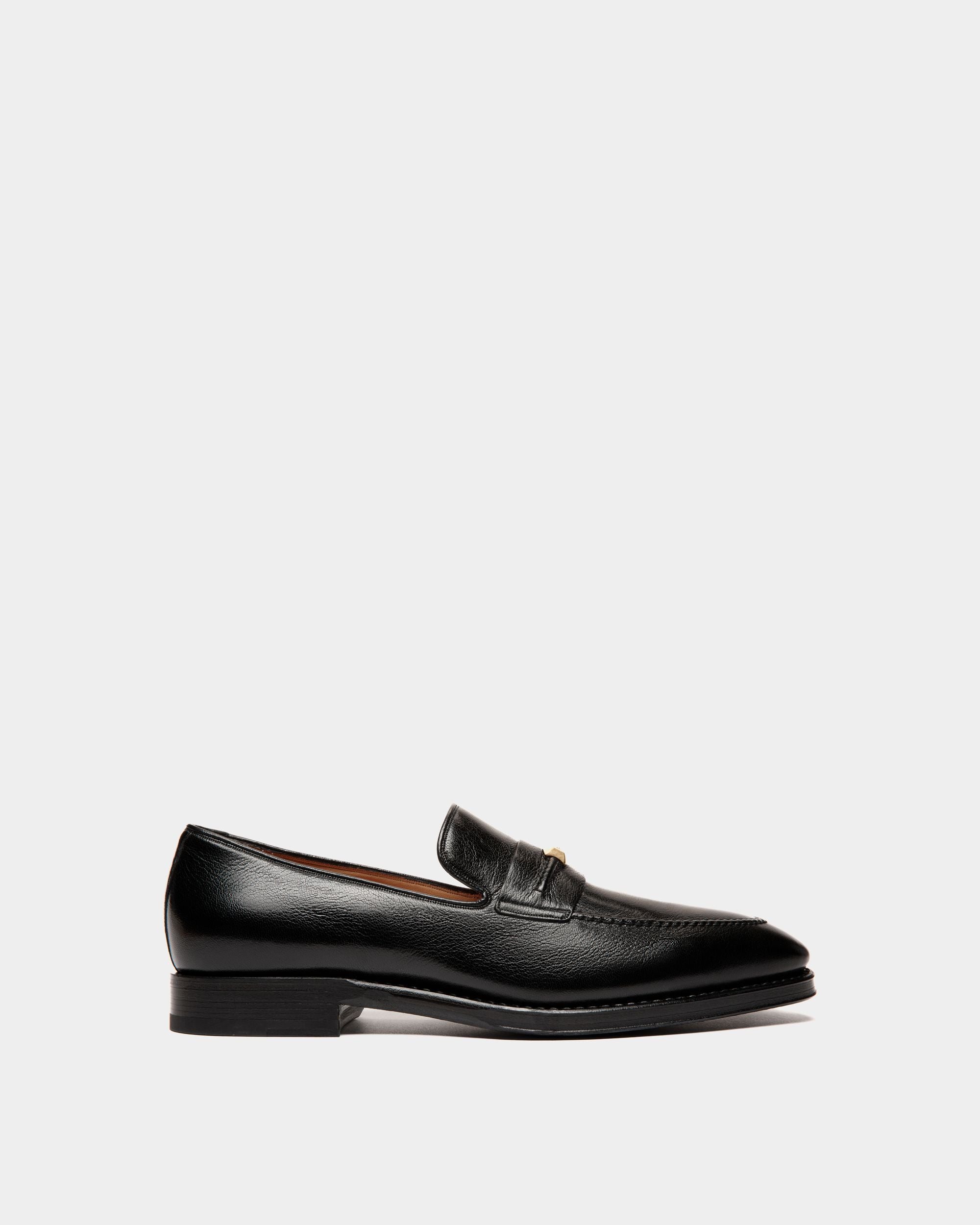 Mocasín Scribe De Piel Negra - Hombre - Bally - 01