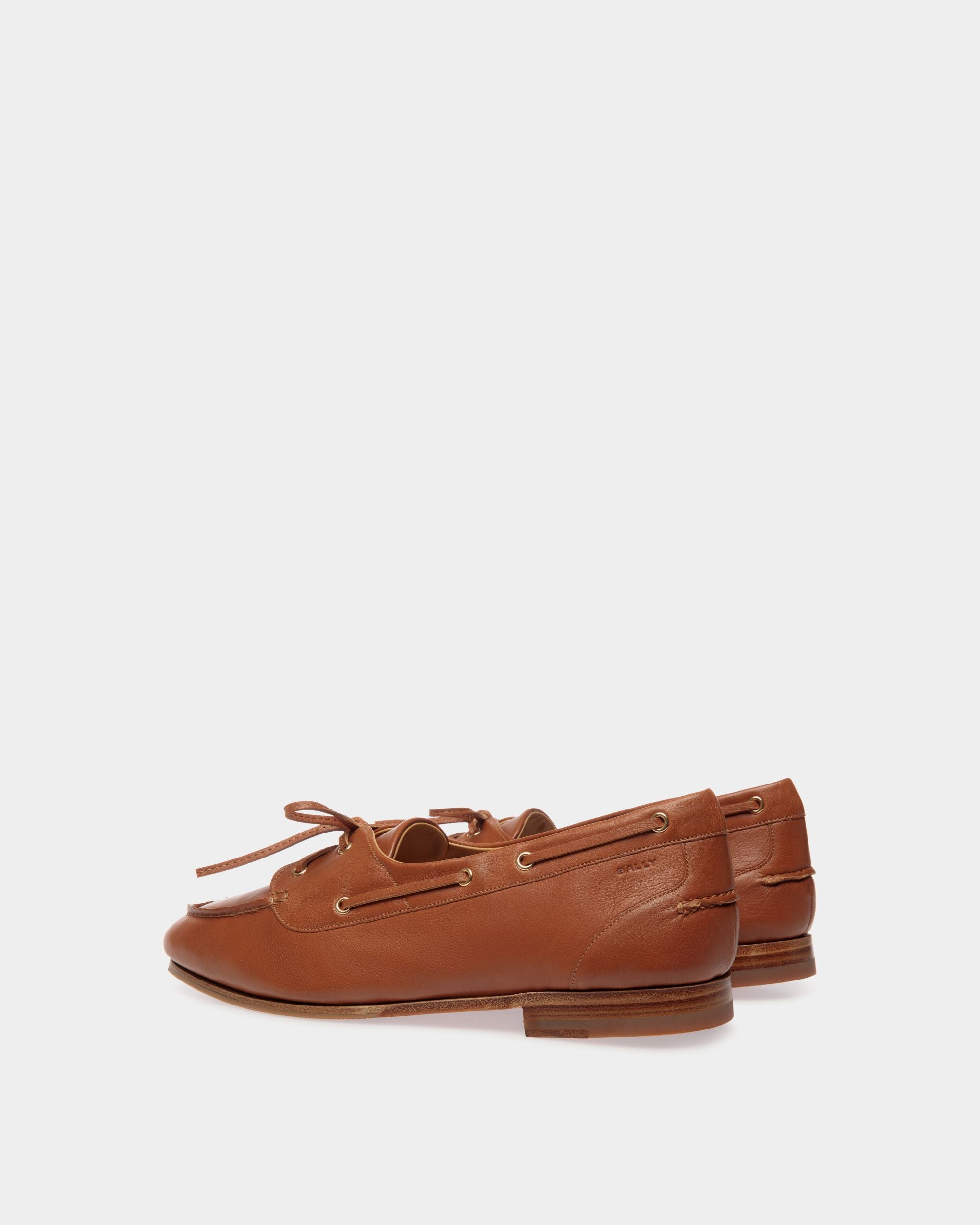 Mocasín Plume De Piel Marrón - Hombre - Bally - 04