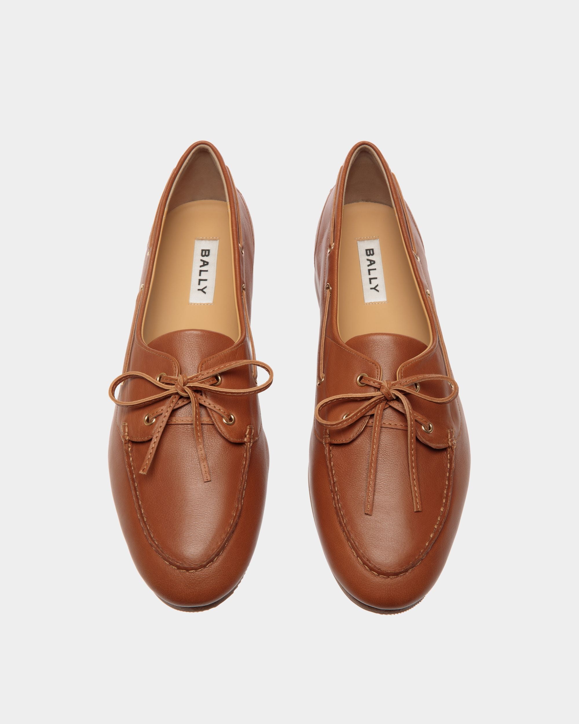 Mocasín Plume De Piel Marrón - Hombre - Bally - 05