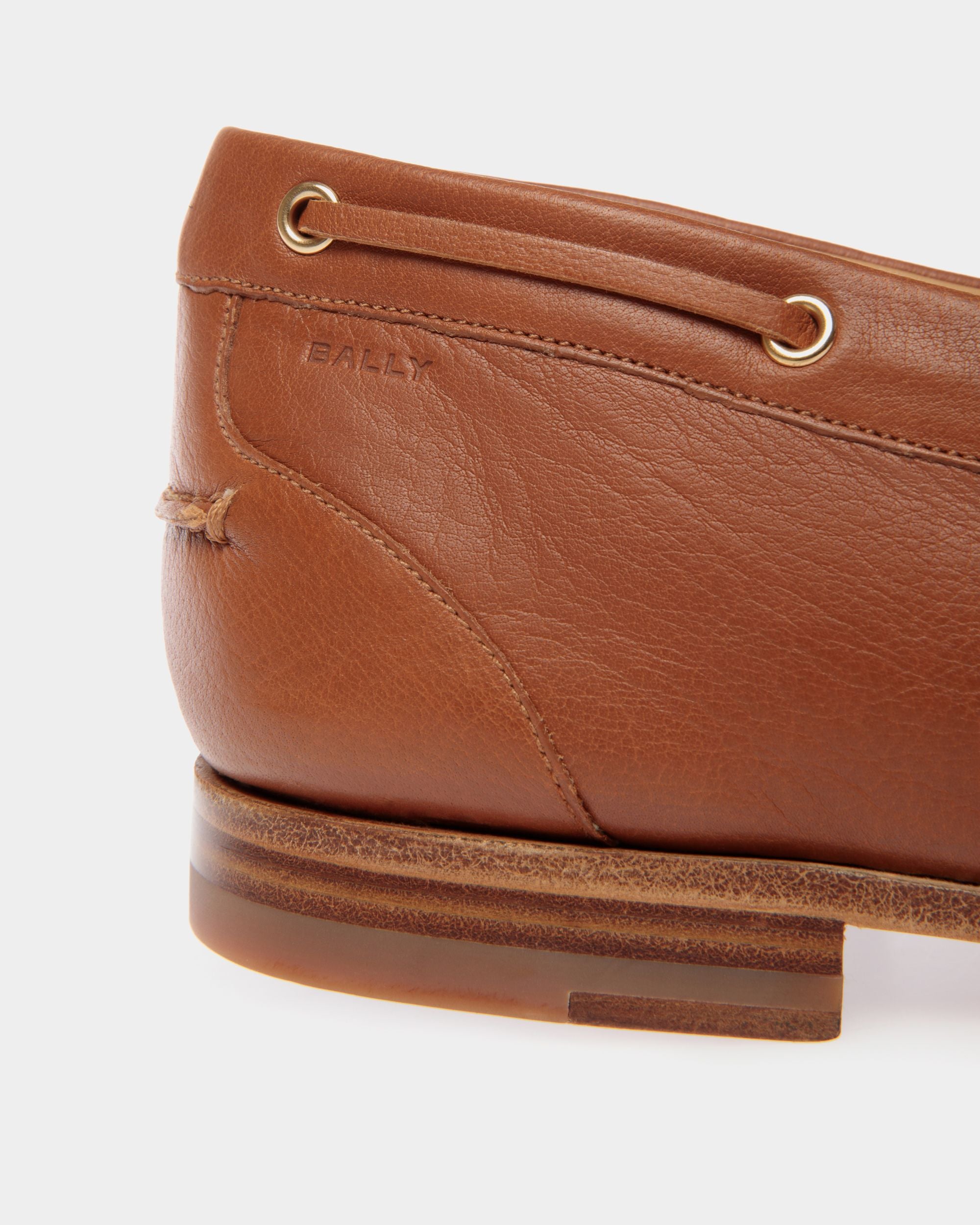 Mocasín Plume De Piel Marrón - Hombre - Bally - 06