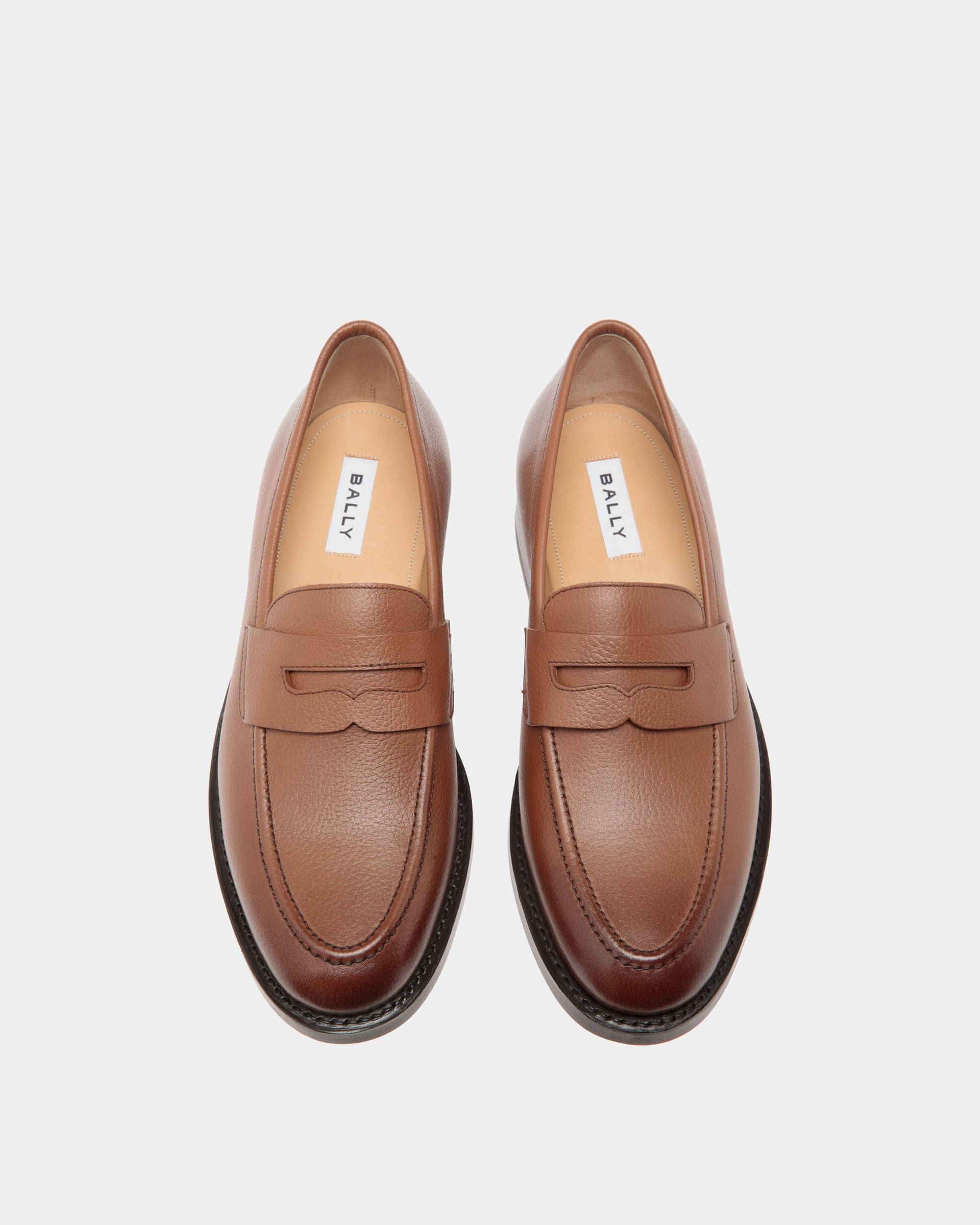 Schoenen Loafer In Brown Leather - Men's - Bally - 04