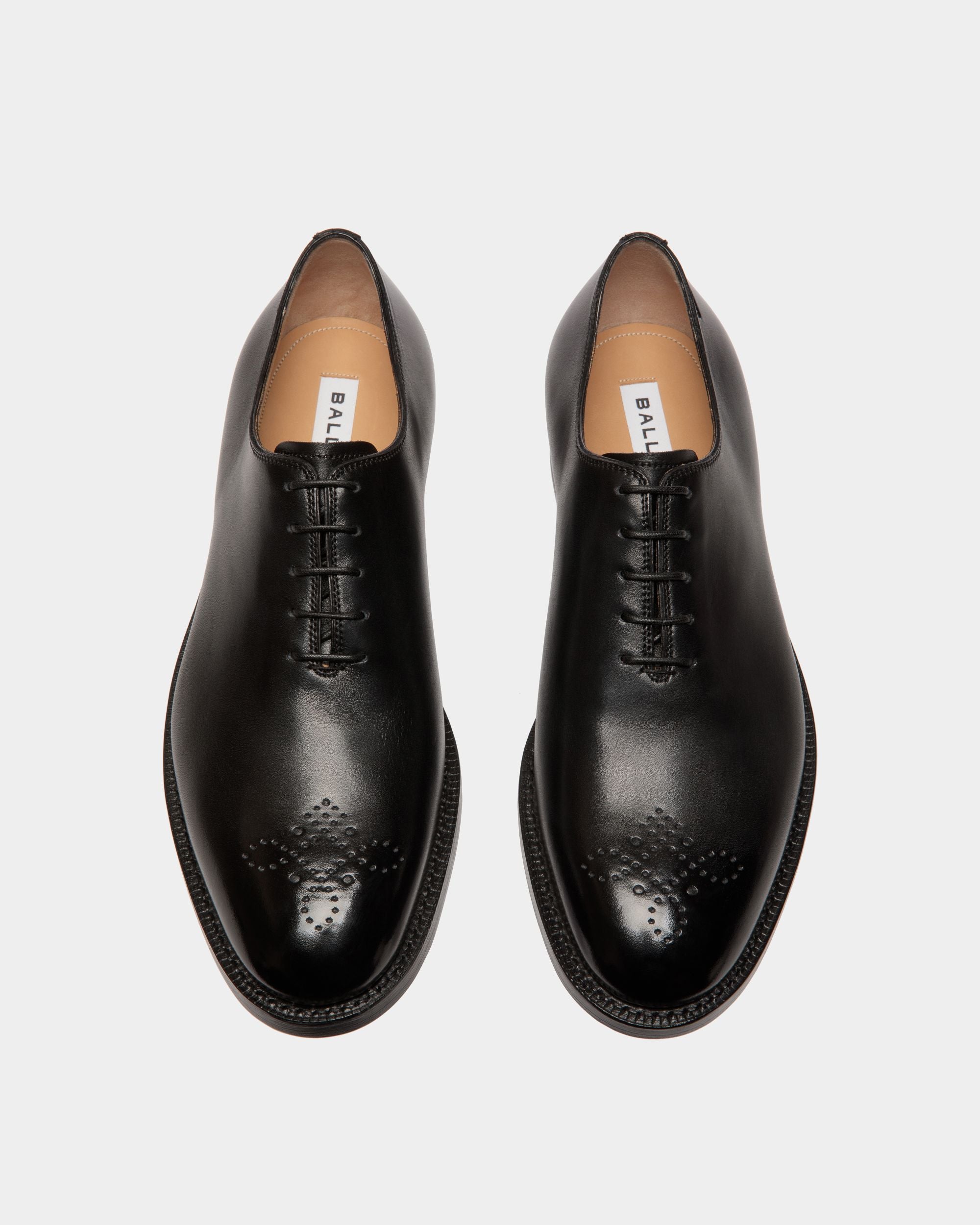 Schoenen Oxford In Black Leather - Men's - Bally - 04