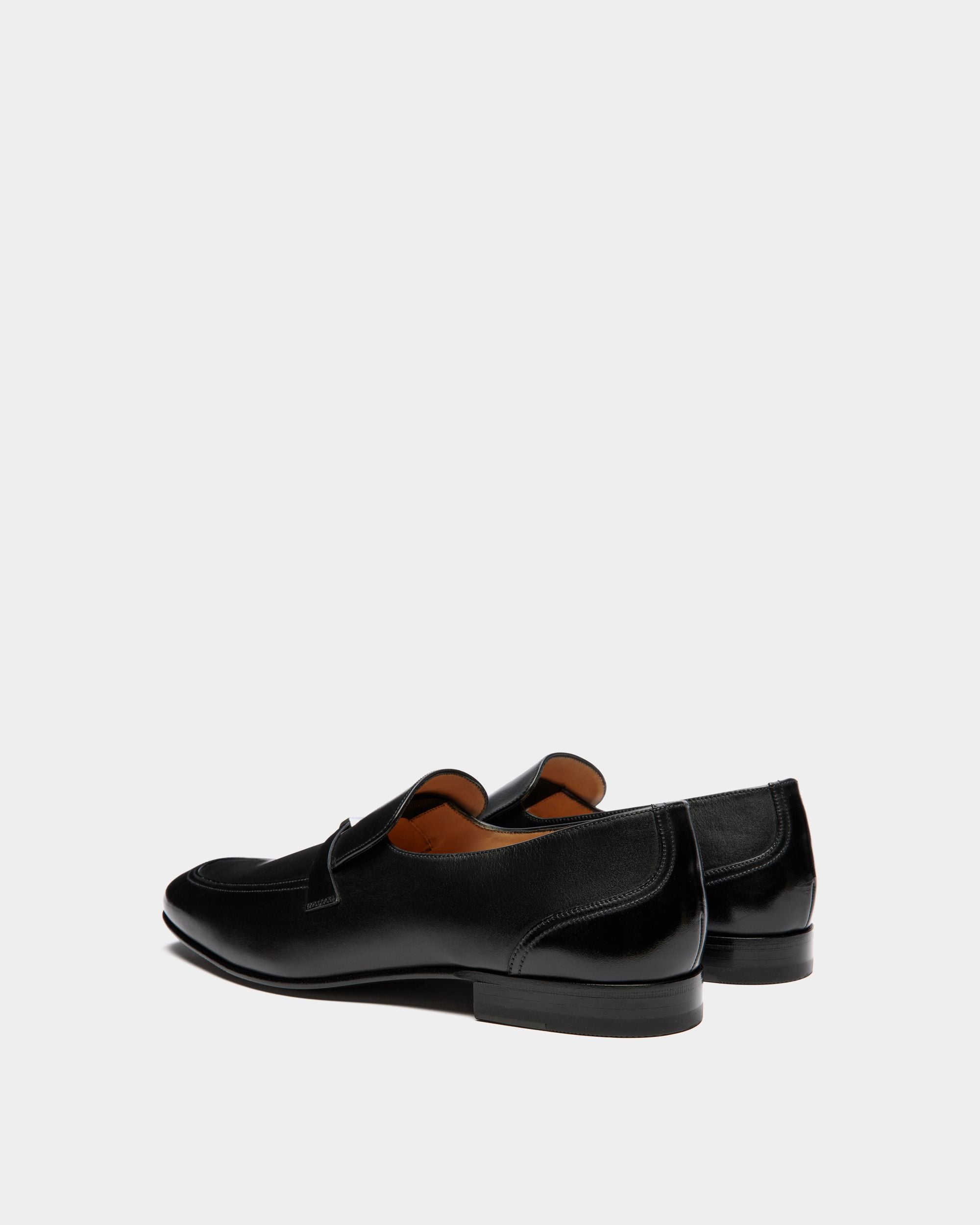 Suisse Loafer In Black Leather - Men's - Bally - 03