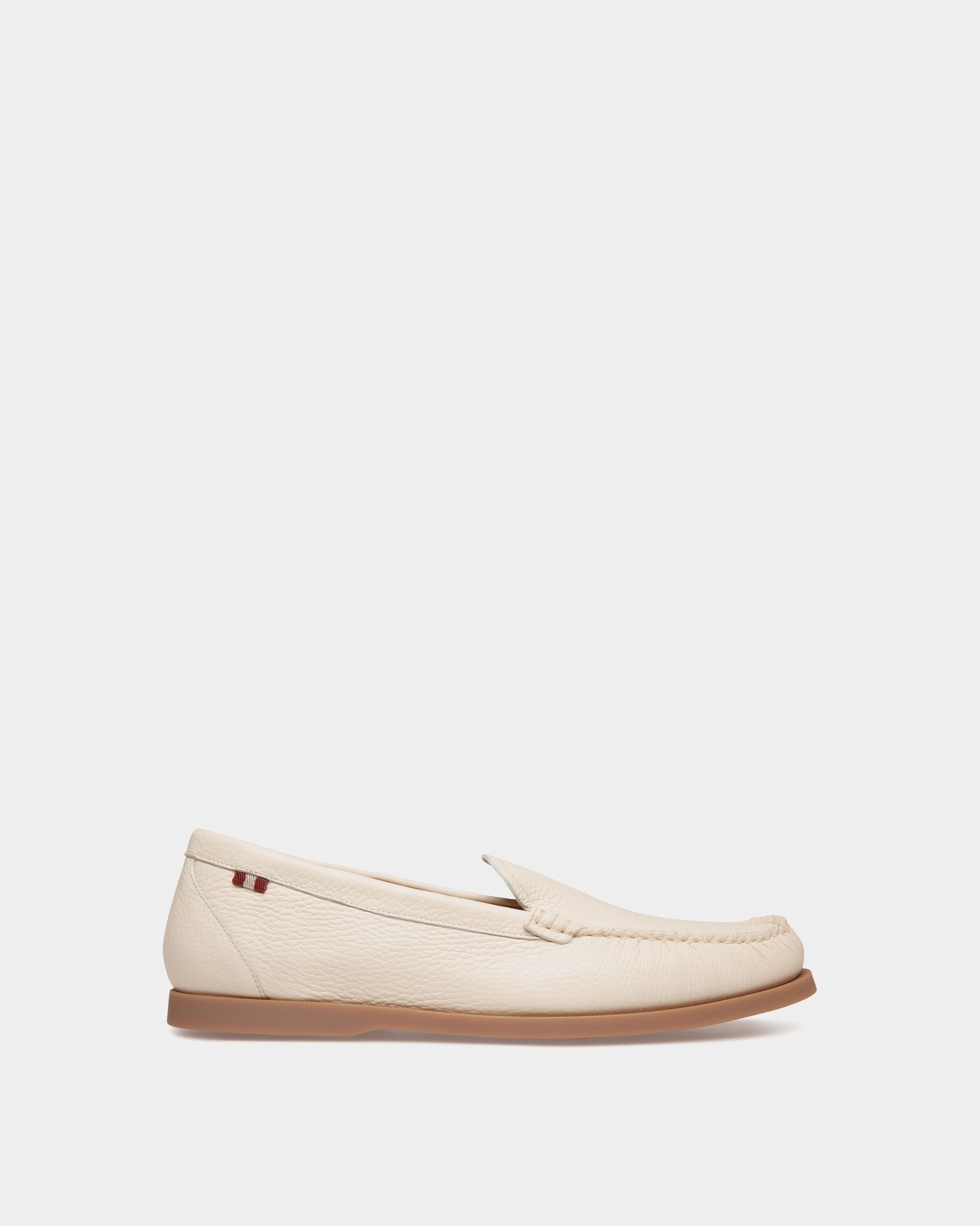 Mocasín Nelson De Piel De Ciervo Hueso - Hombre - Bally - 01