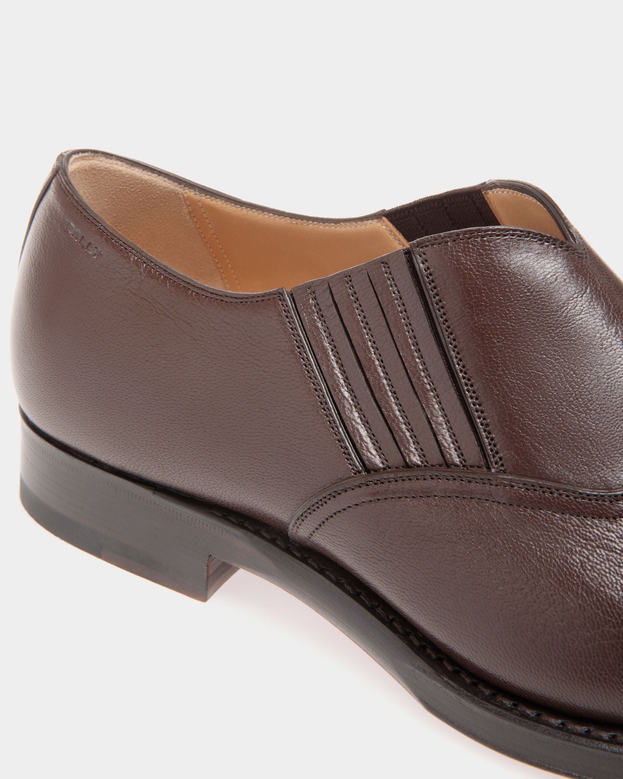 Scribe Loafer In Brown Leather - Men's - Bally - 05