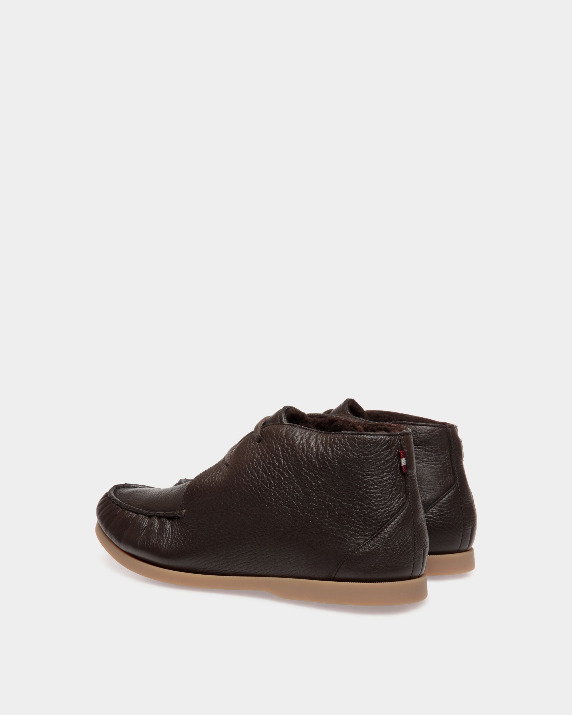 Nelson Moccassins In Brown Leather - Men's - Bally - 03
