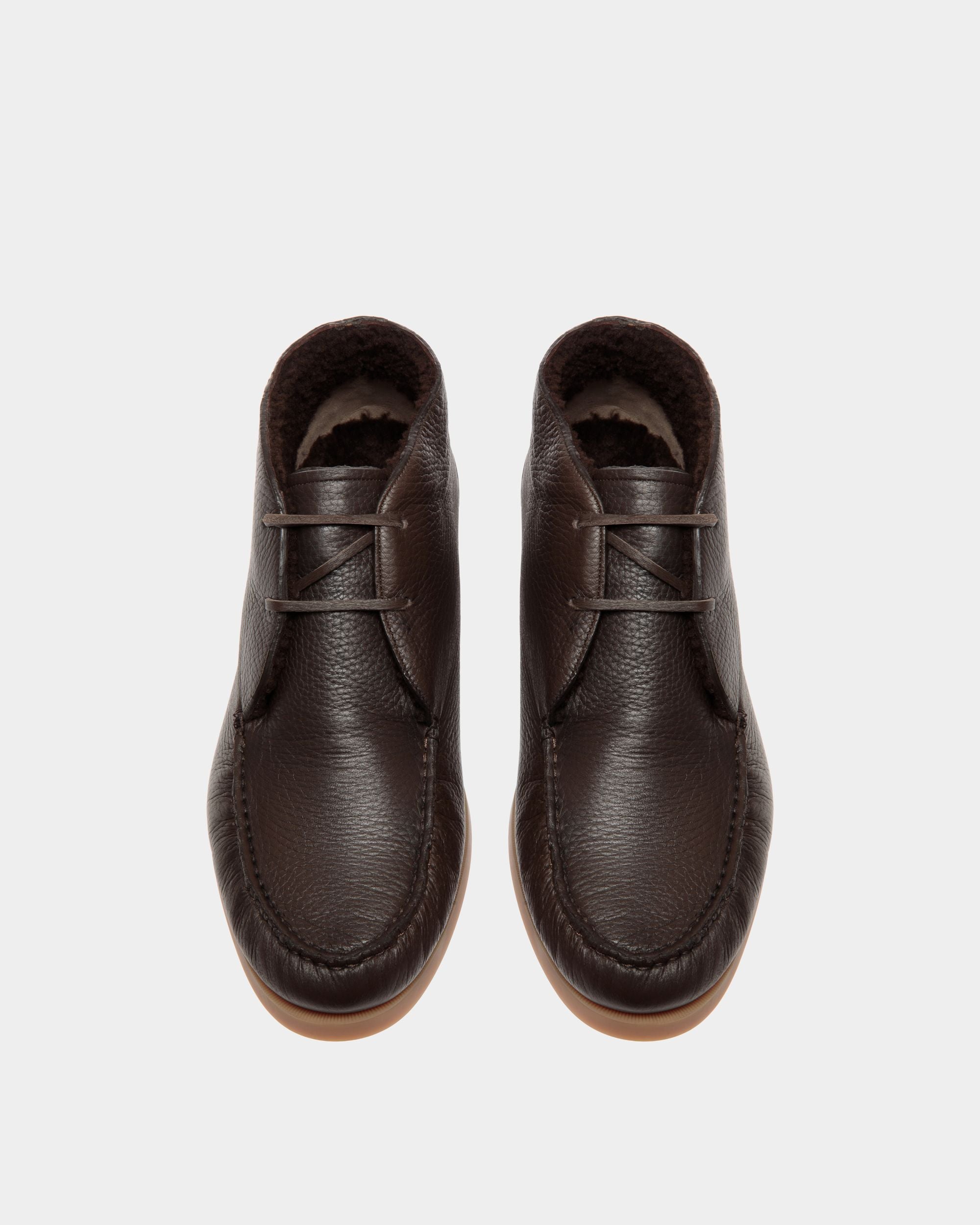Nelson Moccassins In Brown Leather - Men's - Bally - 04