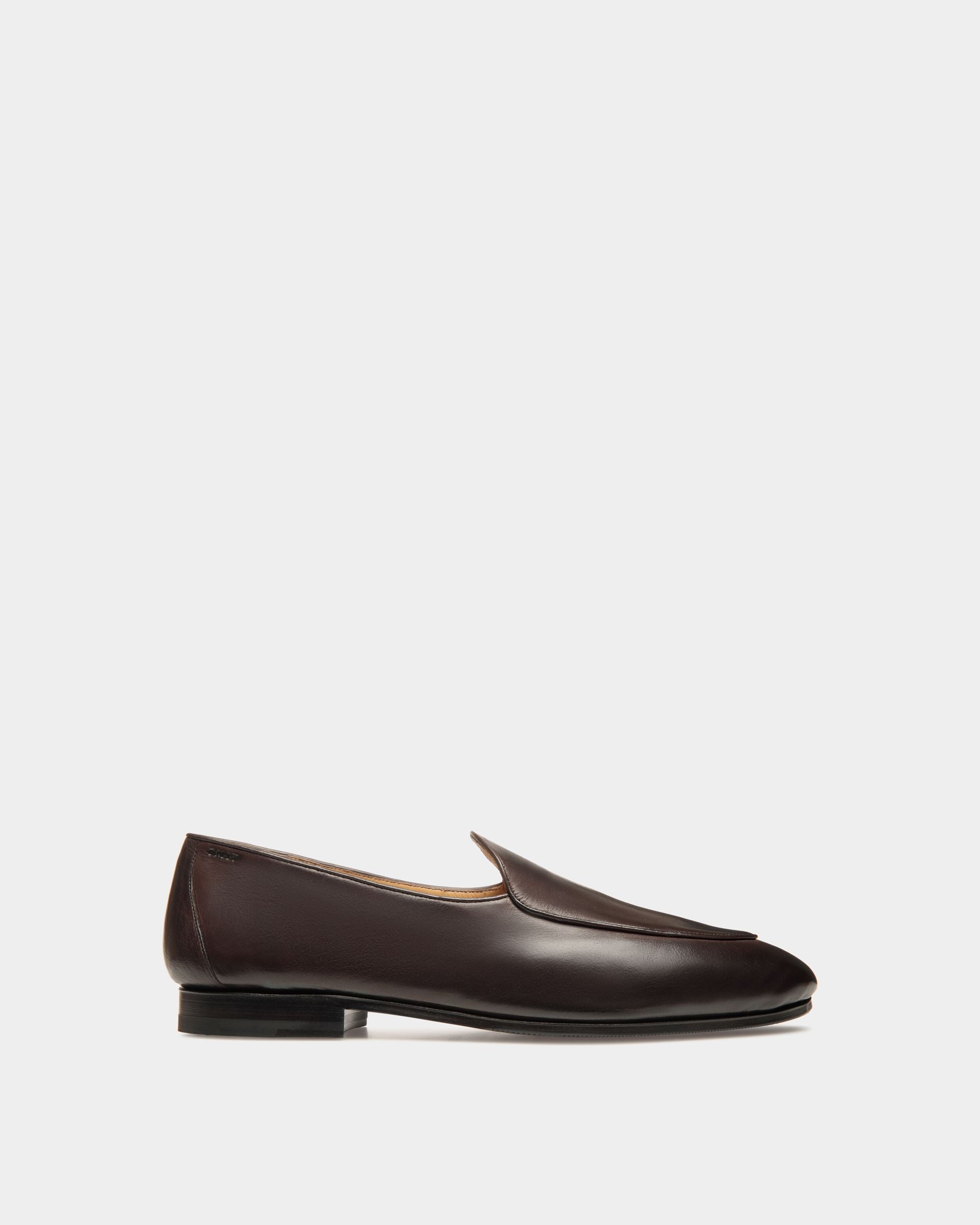 Mocasín Plume De Piel Ébano - Hombre - Bally - 01