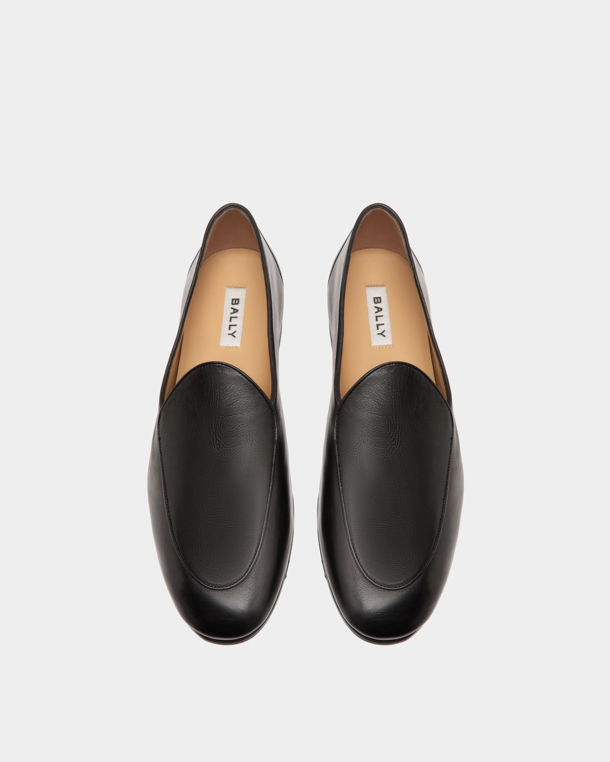 Plume Loafer In Black Leather - Men's - Bally - 04