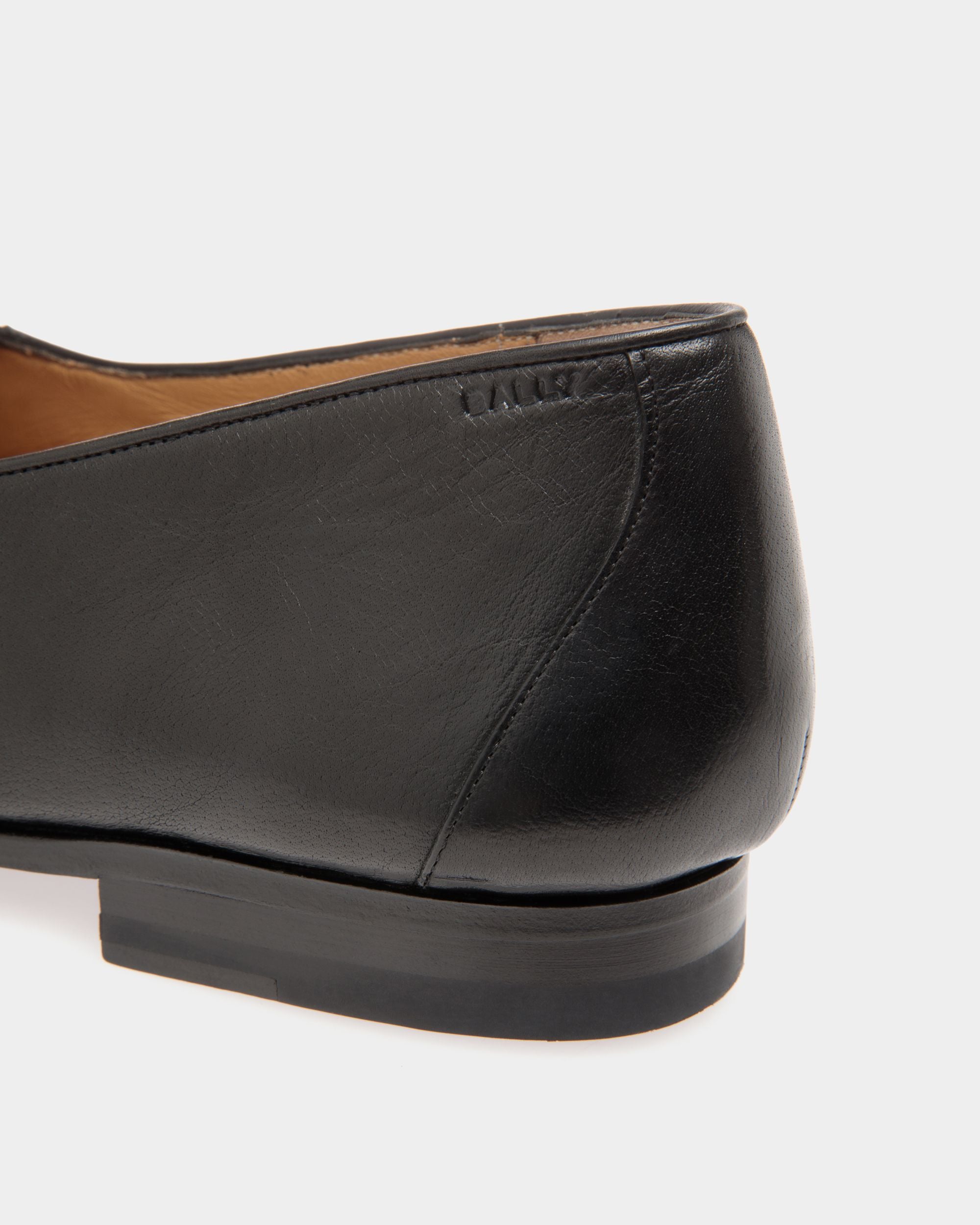 Plume Loafer In Black Leather - Men's - Bally - 05